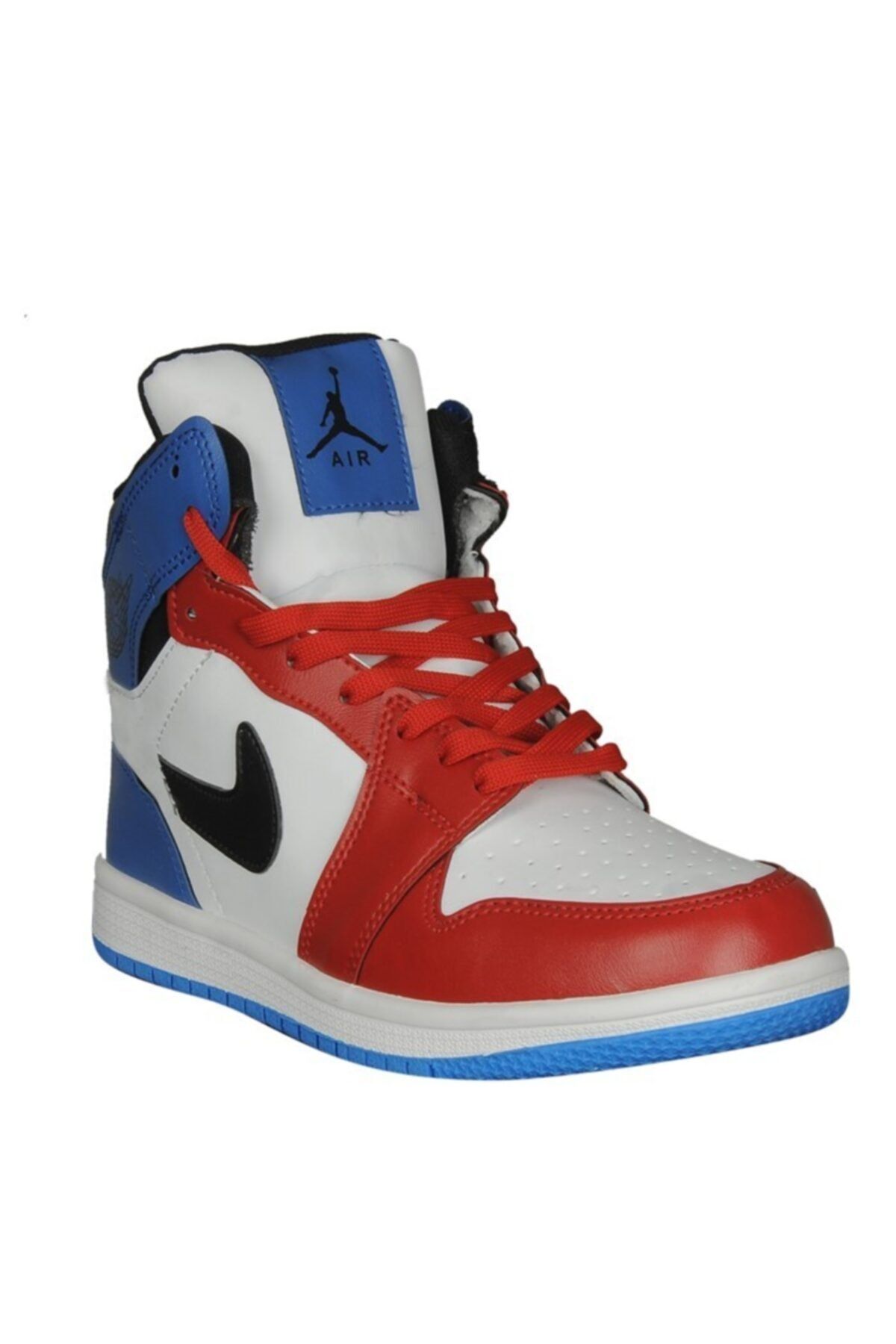 yemenioutlet Unisex Boğazlı Spor Ayakkabı Bilekli Sneaker Air Beyaz 36-44 Numara Uzun Boğazlı Spor