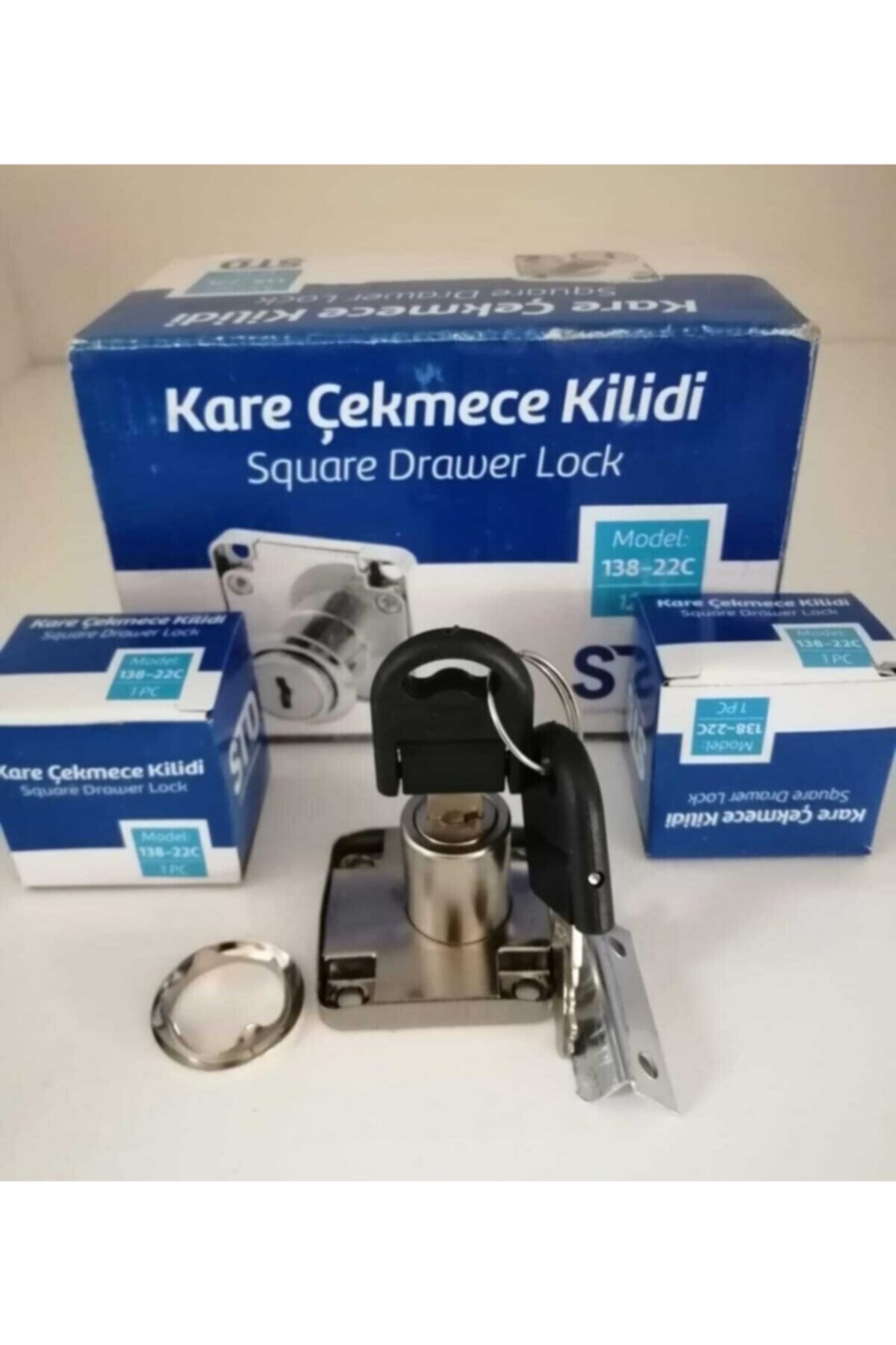 Std Kare Cekmece Kilidi 12 Adet