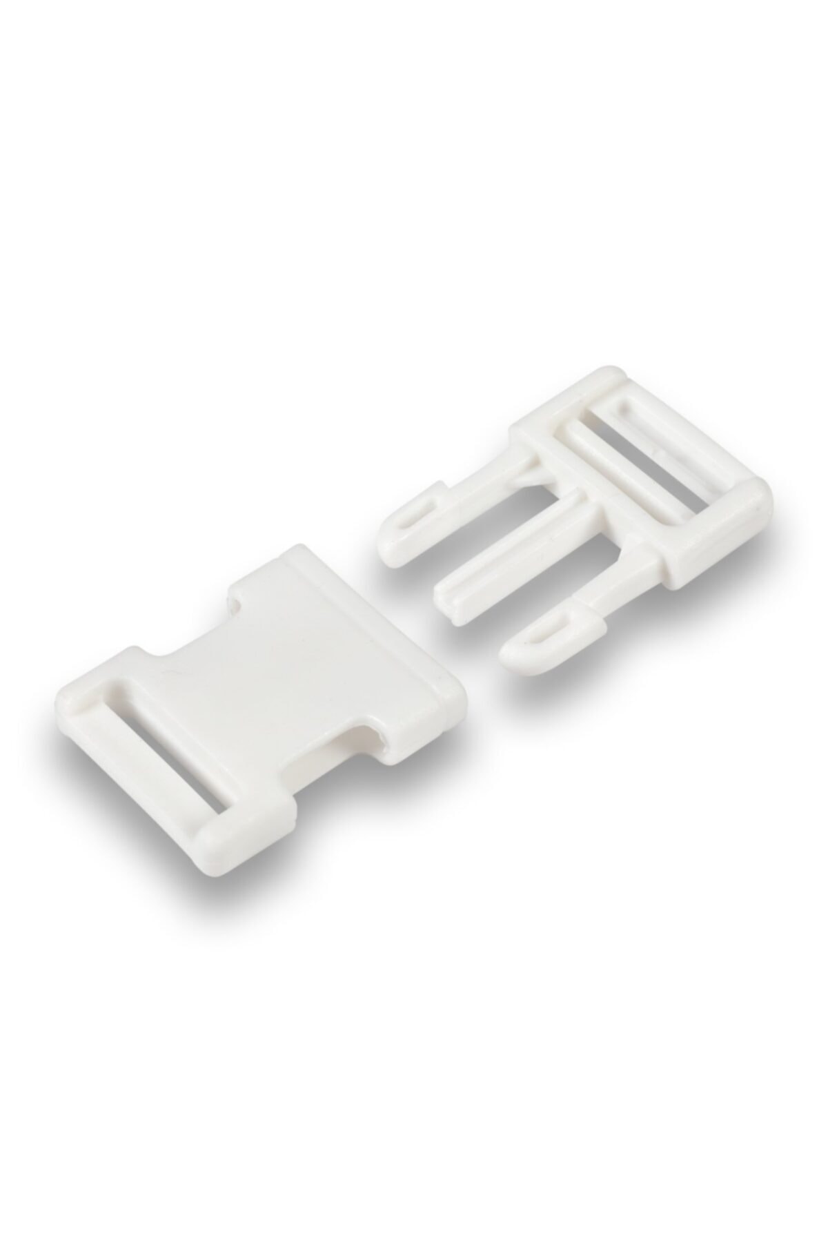 Branda Marketim Plastik Geçmeli Toka Beyaz-10 Adet