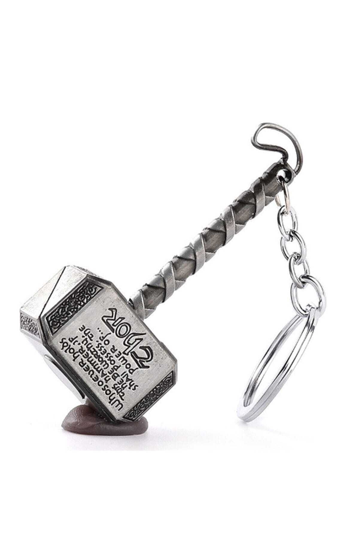 Gift Boxes Marvel The Avengers Thor Çekiç Anahtarlık Metal Gümüş Renk