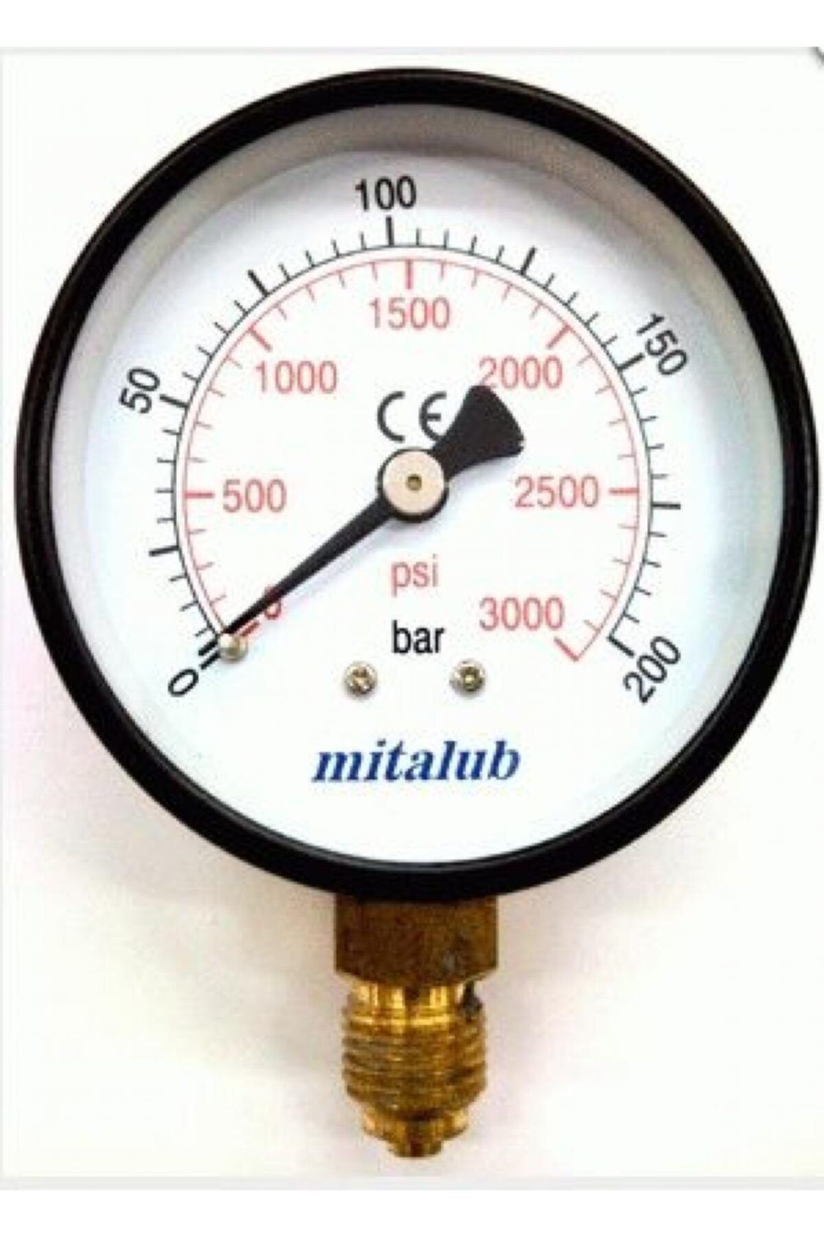 Mitalub Manometre 1/2-100 Mm 100 Bar