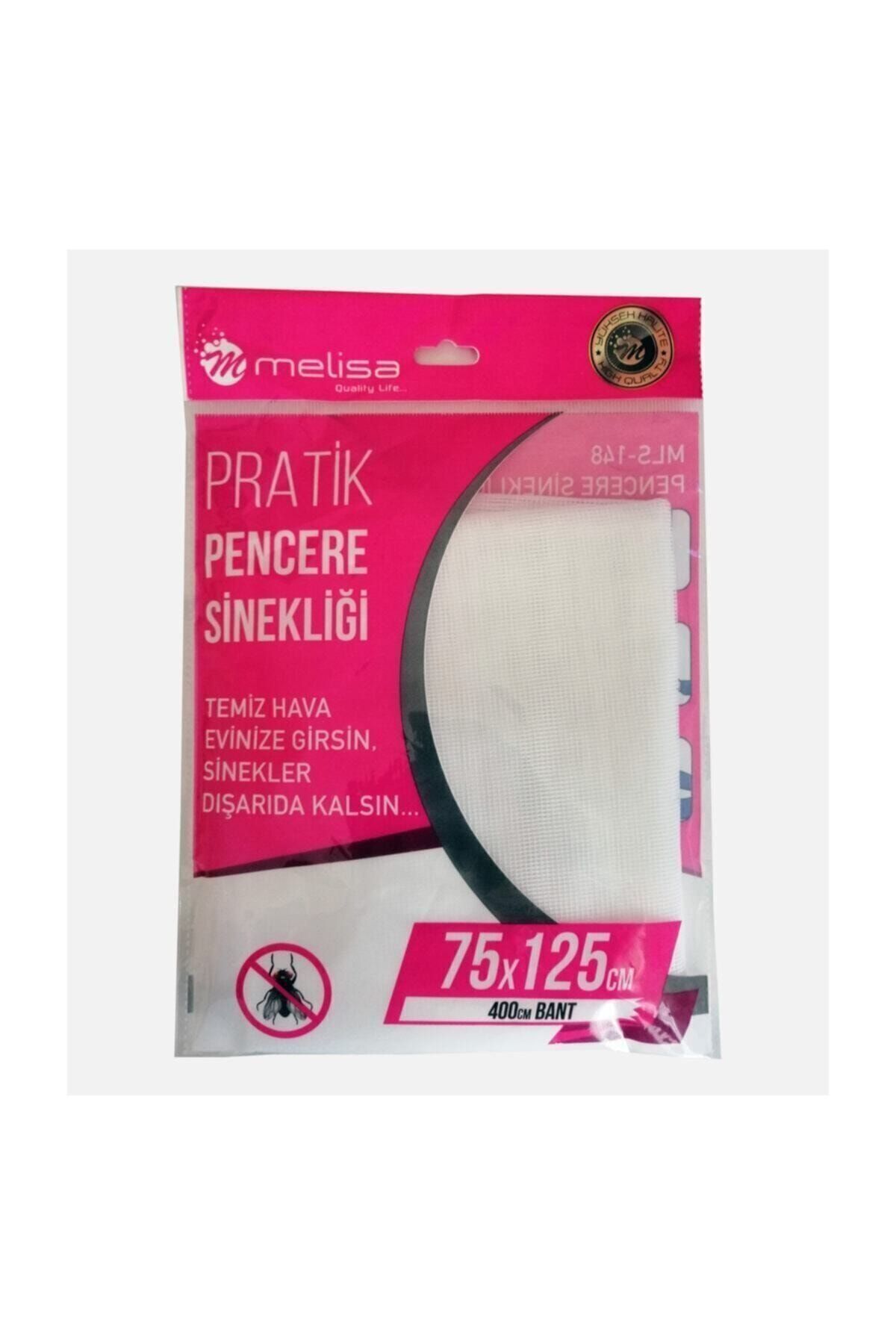 Melisa Cırt Cırt Bantlı Yapışkanlı 3 Adet Pencere Sinekliği 75x125