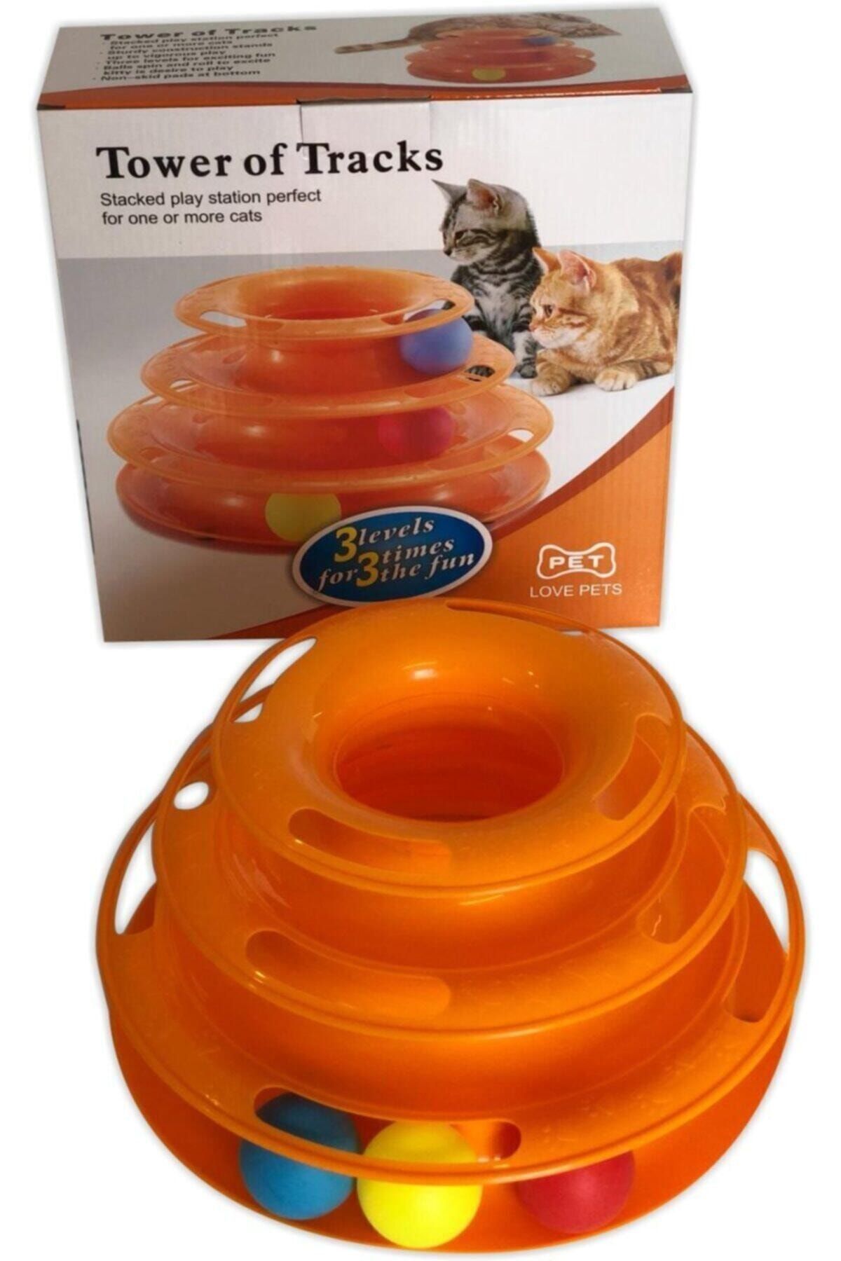 Dr. Sacchi 3 Katlı Kedi Oyun Tüneli 13*23 Cm
