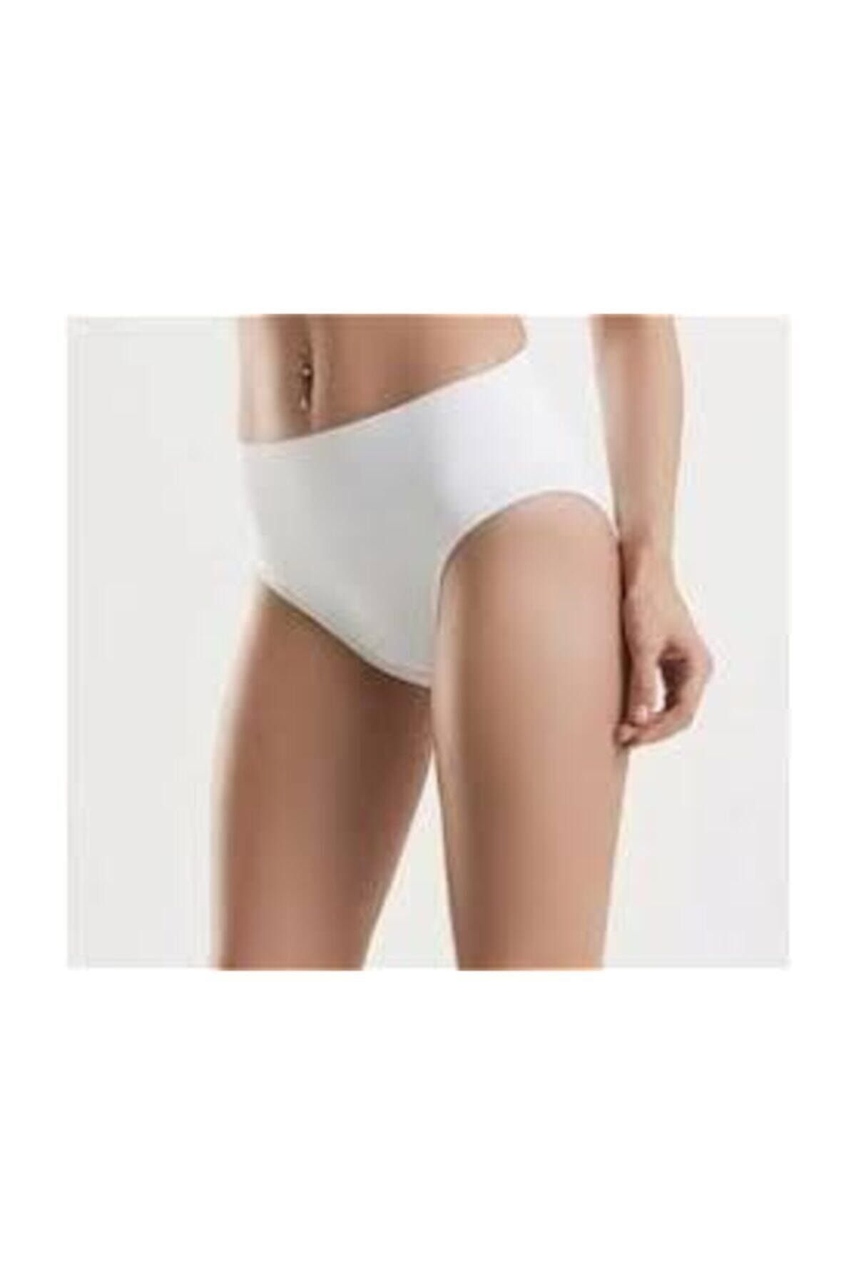 Elite Life Kadın Slip , Yüksek Bel Slip, Iz Yapmaz Beyaz