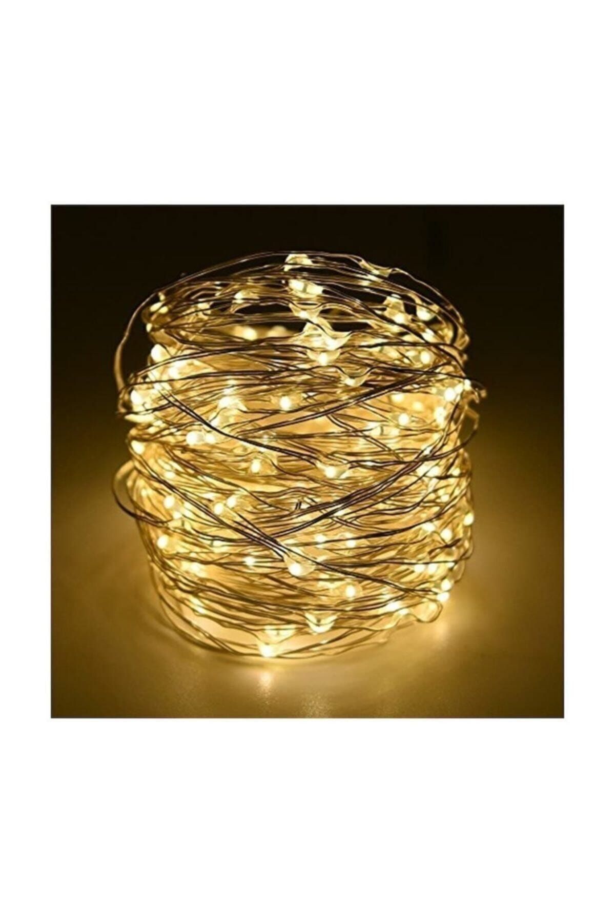 HediyeFilesi 5 Metre Pilli Peri Led, Dekor Işık Günışığı, Dekoratif Led Lamba