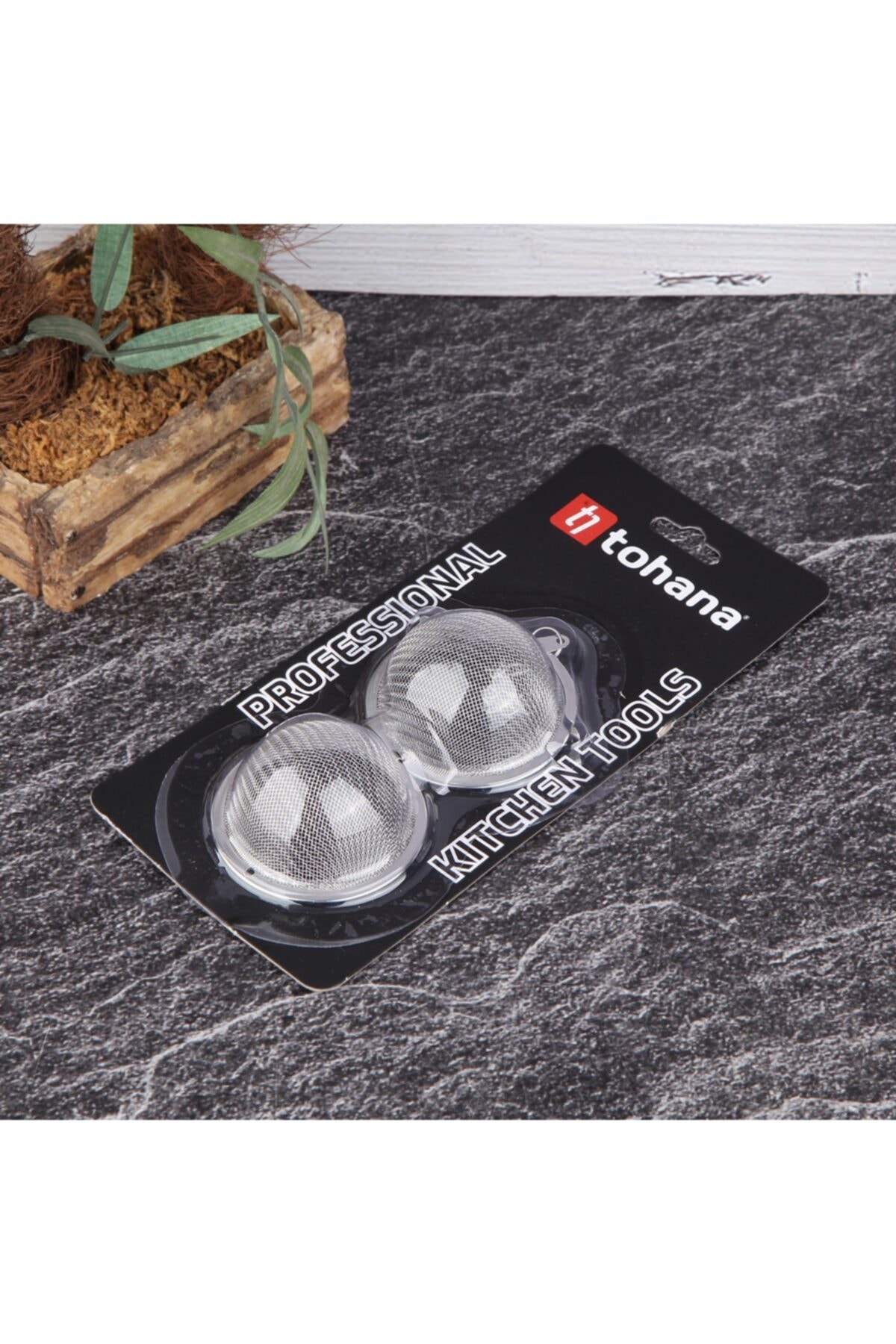 Tohana Çelik Top Çay Süzgeçi
