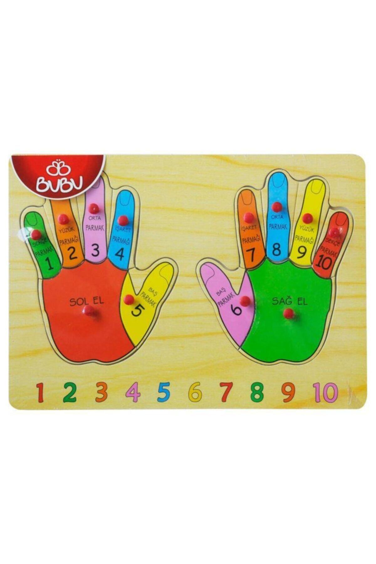 Bubu Ahşap Puzzle Parmaklar 30x21,5x0,8 Cm
