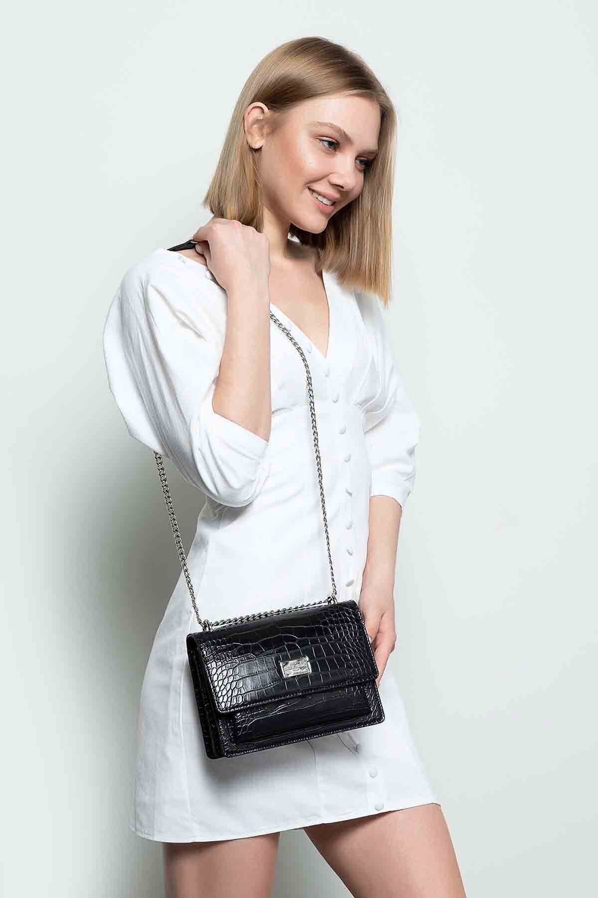 Marie Claire Siyah Kadın Abiye Çanta Dark Mc222116275