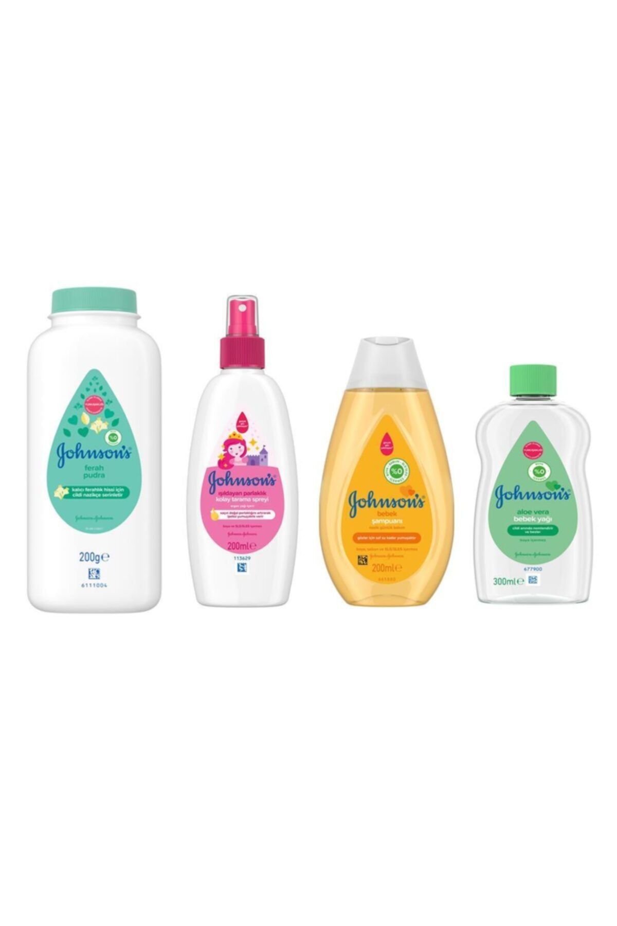 Johnson´s Baby Johnson's Baby Bebek Banyo Bakım Pudra Yağ Şampuan Sprey 4lü Set2