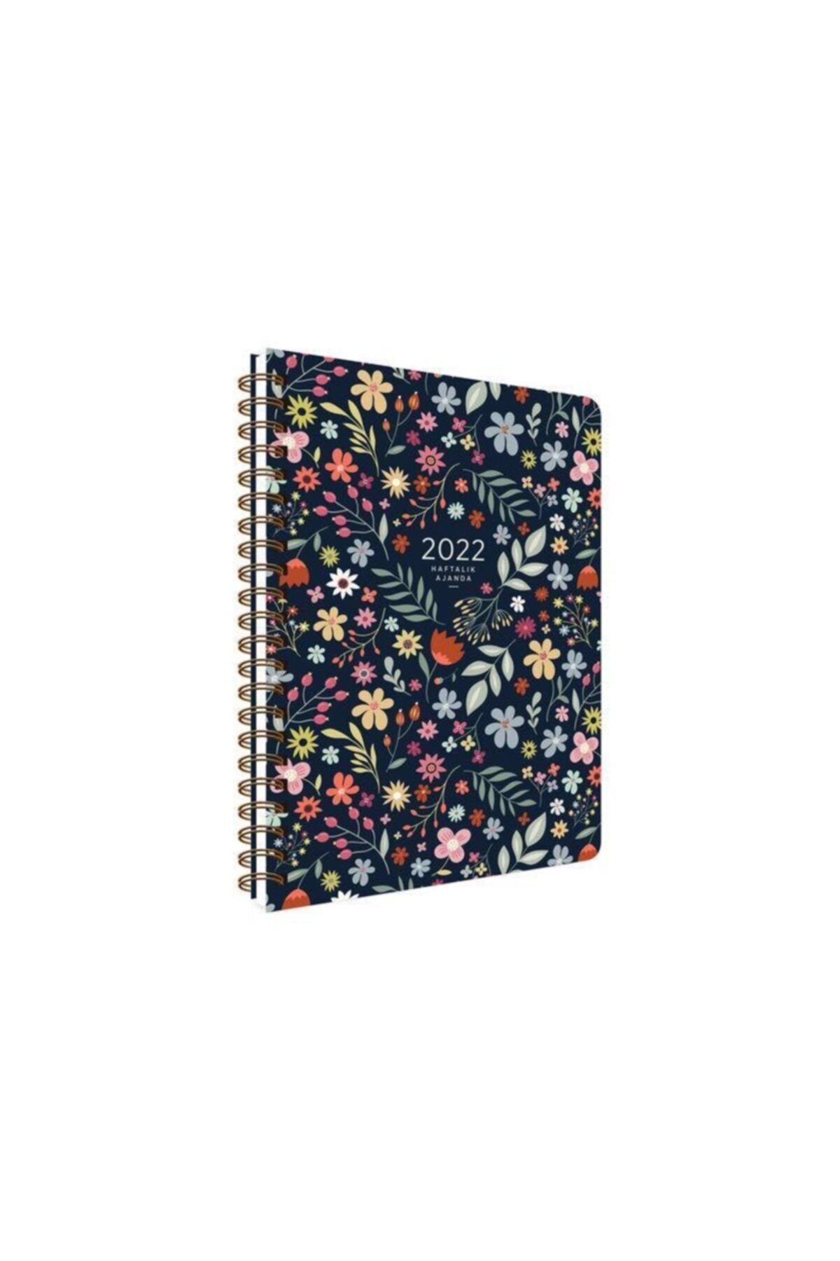 KESKİN COLOR 2022 Haftalık Ajanda Spiralli 13x19,5 Cm Gizli Bahçe