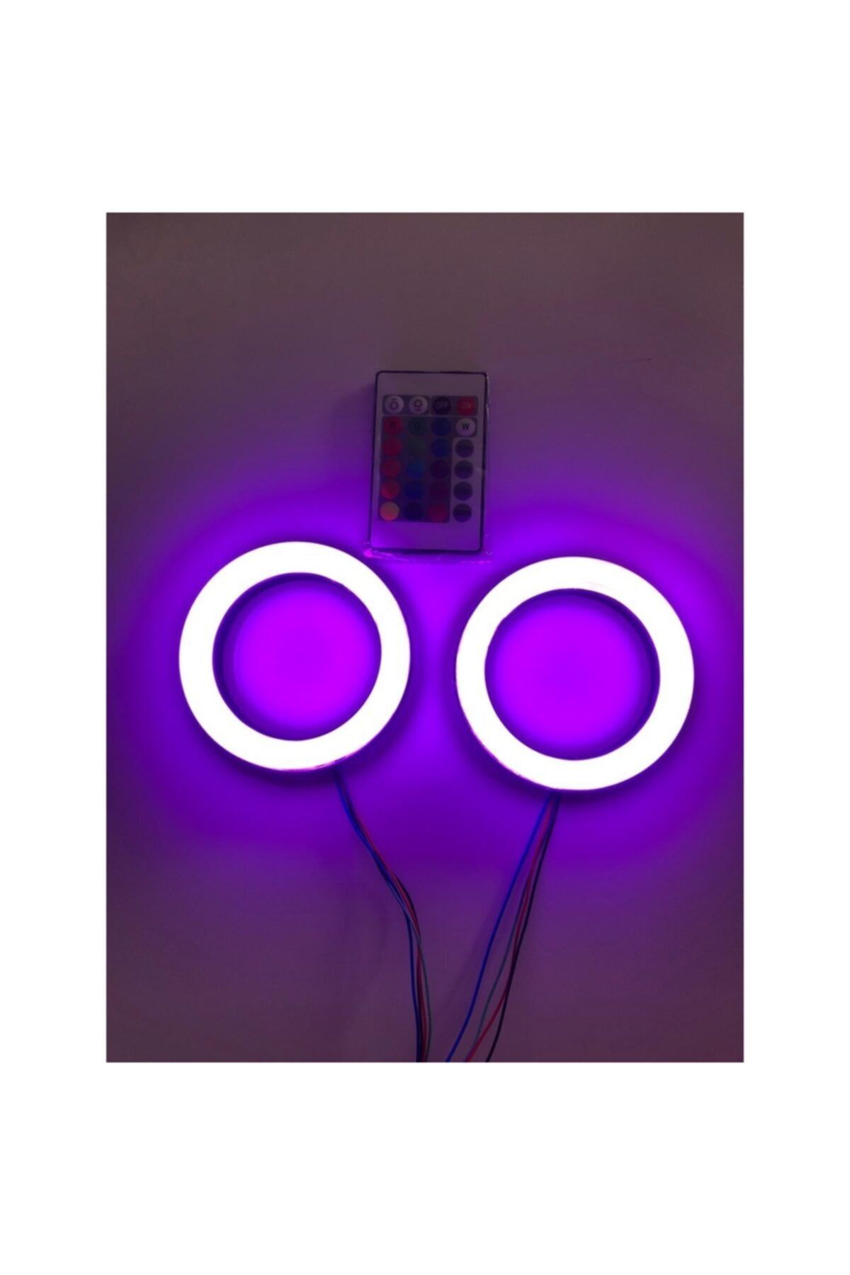 GENÇ GARAJ Toyota Efsane Kasa Uyumlu Far Camı+o Model Rgb Far Içi Angel Led