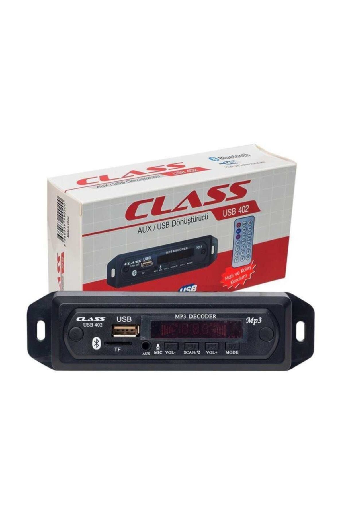 Class Usb-402 Araç Için Mikrofonlu Usb-aux-sd Kart Çevirici Modül Oto Araba Teyp Mikrofonlu