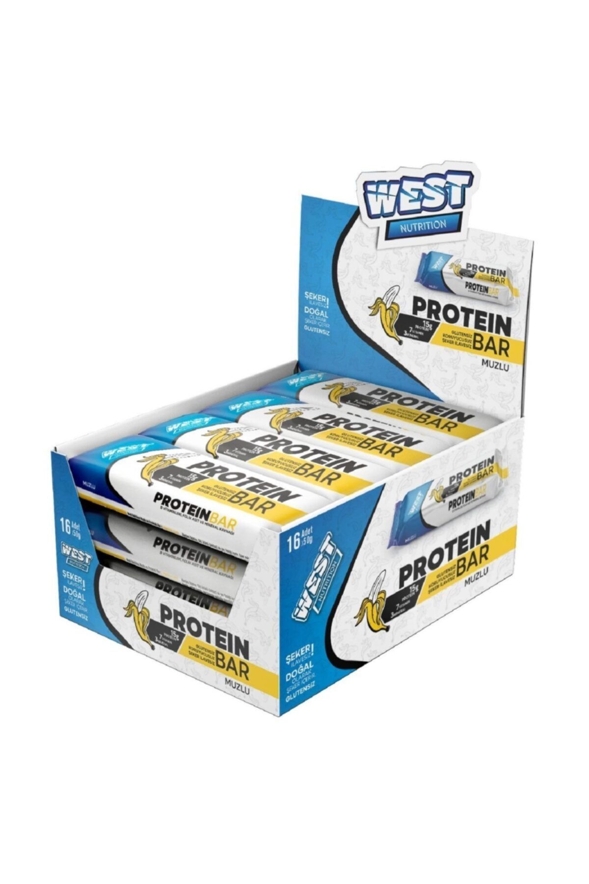 West Nutrition Muzlu Protein Bar 16 Adet X 50 Gram