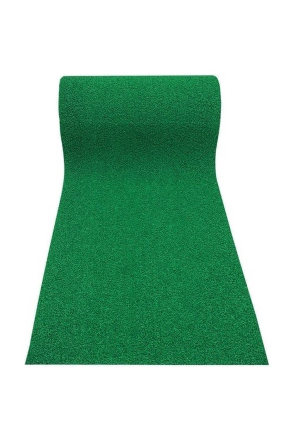 COLOURMAT Abk 100x200cmyesıl Kıvırcık Kaydırmaz Paspas 14 Mm Kaymaz Yolluk Kaydırmaz Halı