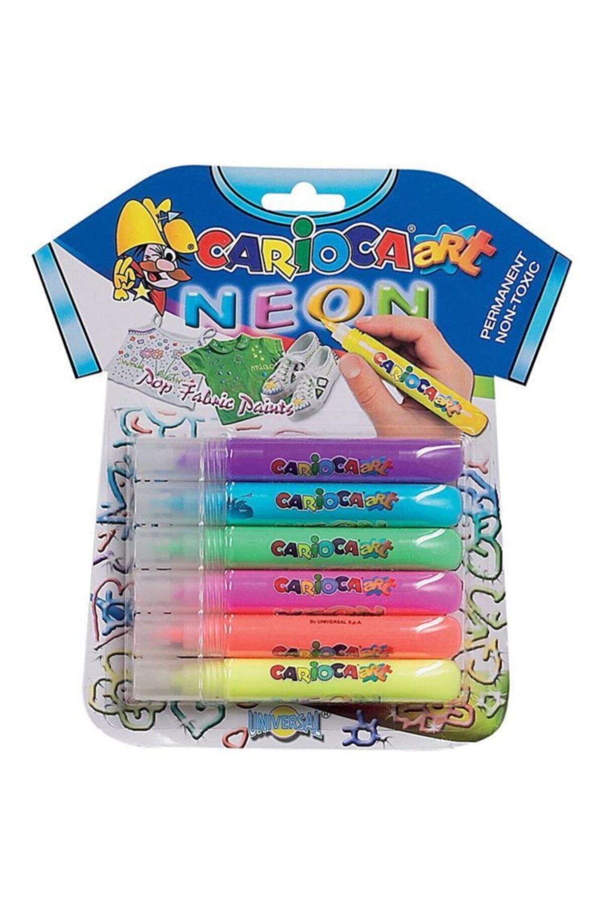 CARIOCA Neon Kumaş Boyası 6 Renk