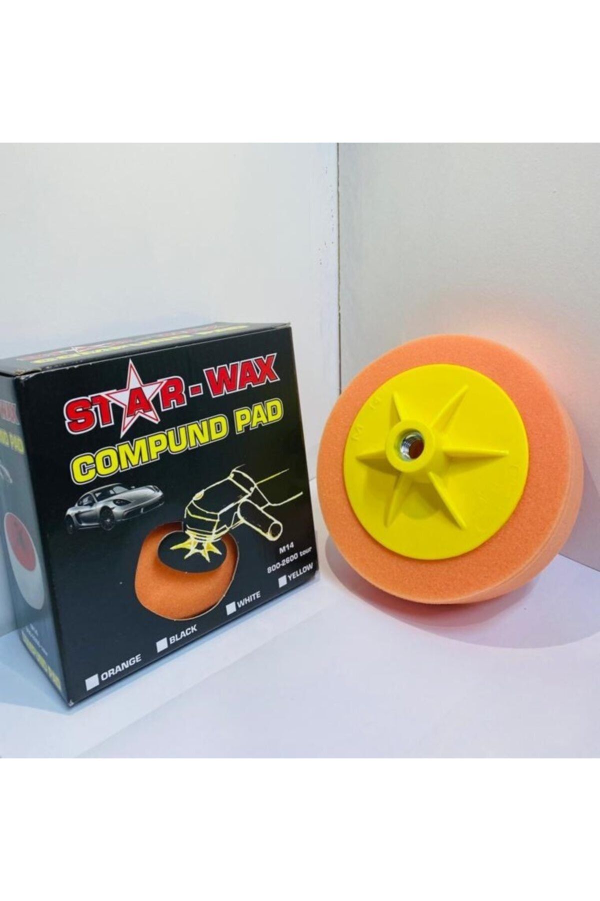 STARWAX Star-wax Compund Pad Parlatma Süngeri M14 160mm