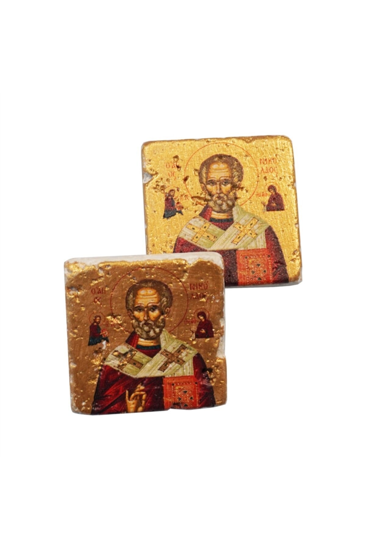 Anadolia Aziz Nikolas Myra Varaklı Traverten Magnet