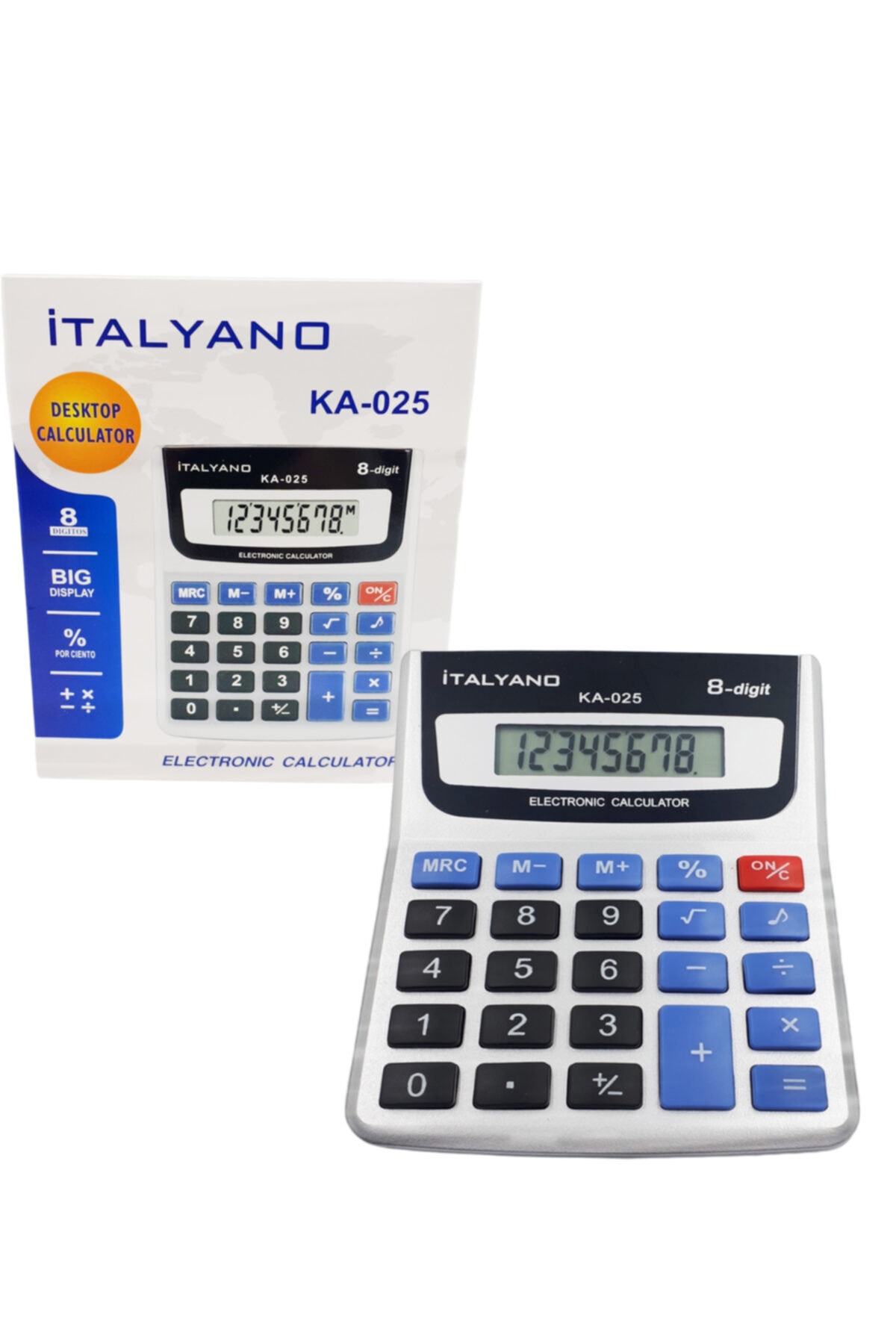 İtalyano Italyano Dijital Hesap Makinesi Ka-025