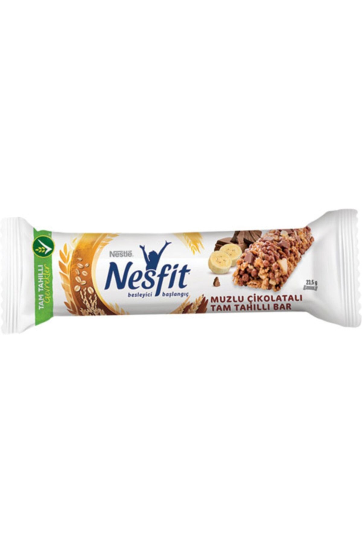 Nestle Nesfit Sütlü Çikolatalı Ve Muzlu Tam Tahıllı Bar 23,5 Gr.