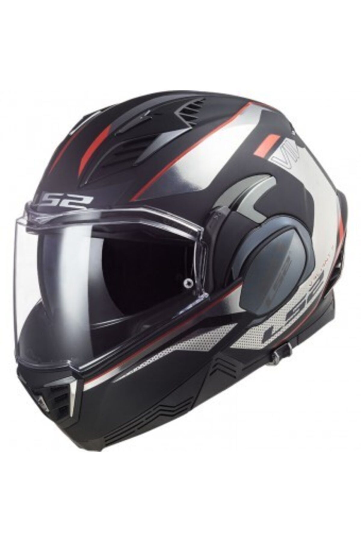 LS2 Valıant 2 Hub Siyah-krom Kask