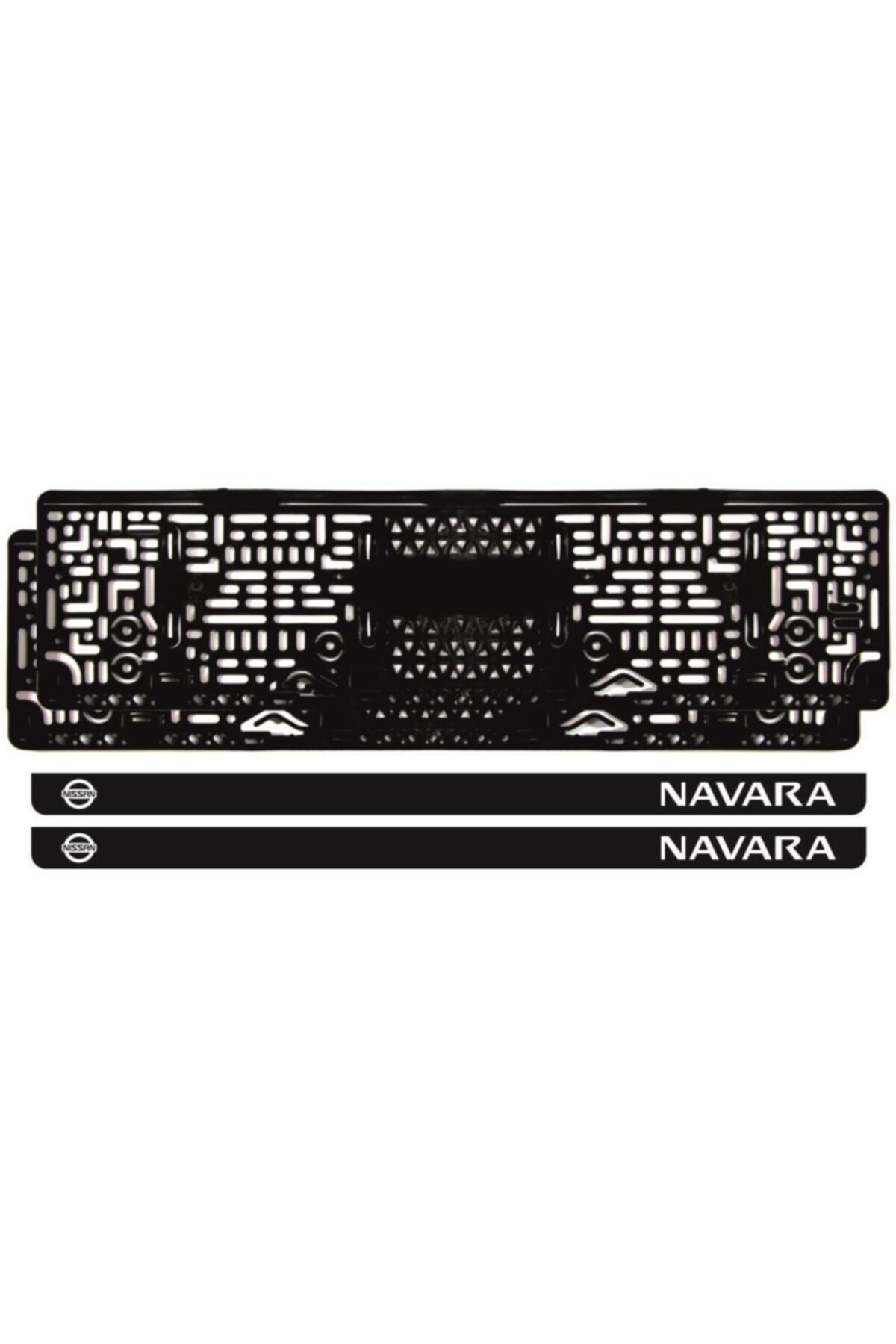 Ömr Dizayn Hediye Navara Logolu Uv Takmatik Plakalık Oto Aksesuar Tuning Uyumlu