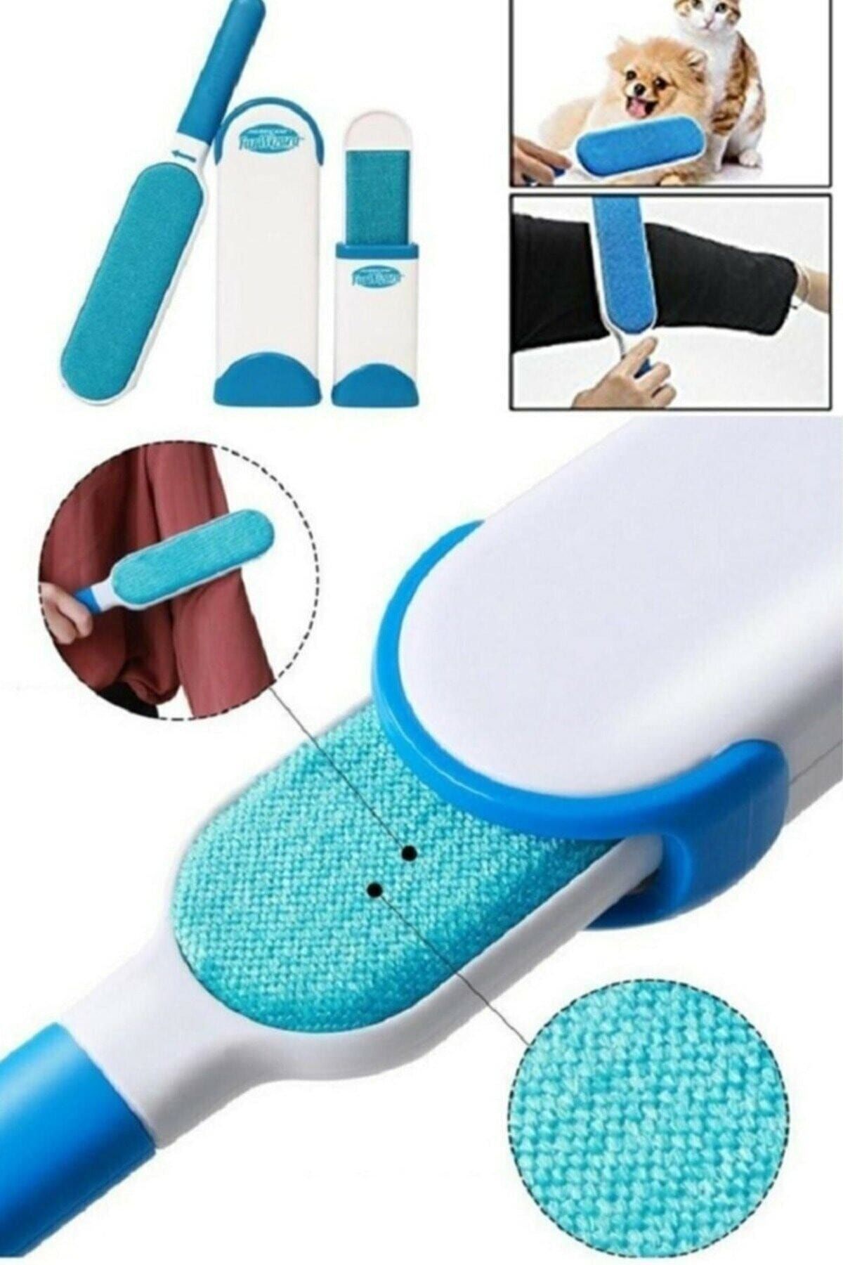 NEWSTORE HOME Kendini Temizleyen Toz - Tüy Toplama Fırça Seti Fur Wizard