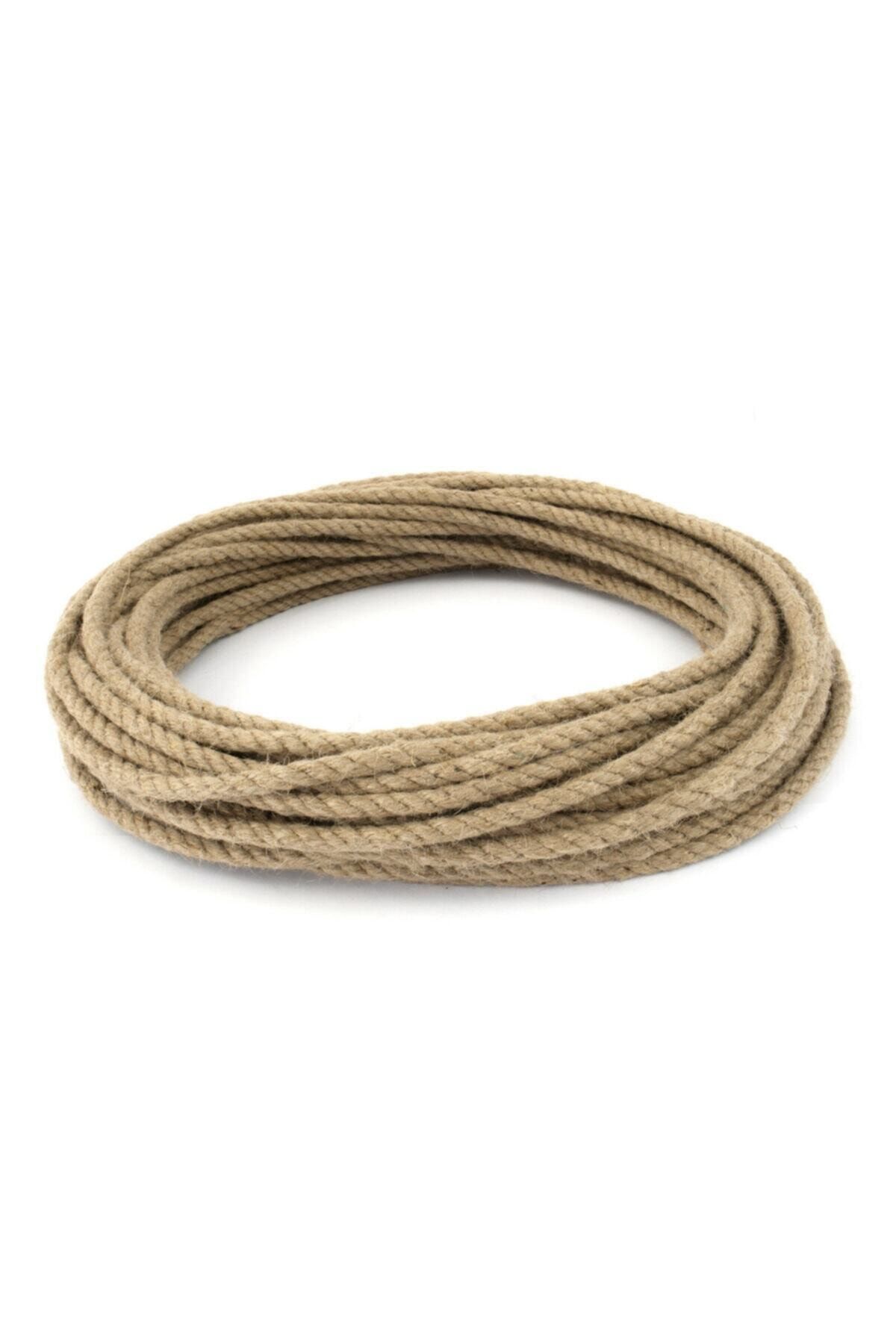 Ars 4 mm 10 metre Jüt Halat Kendir Urgan Dekoratif Halat