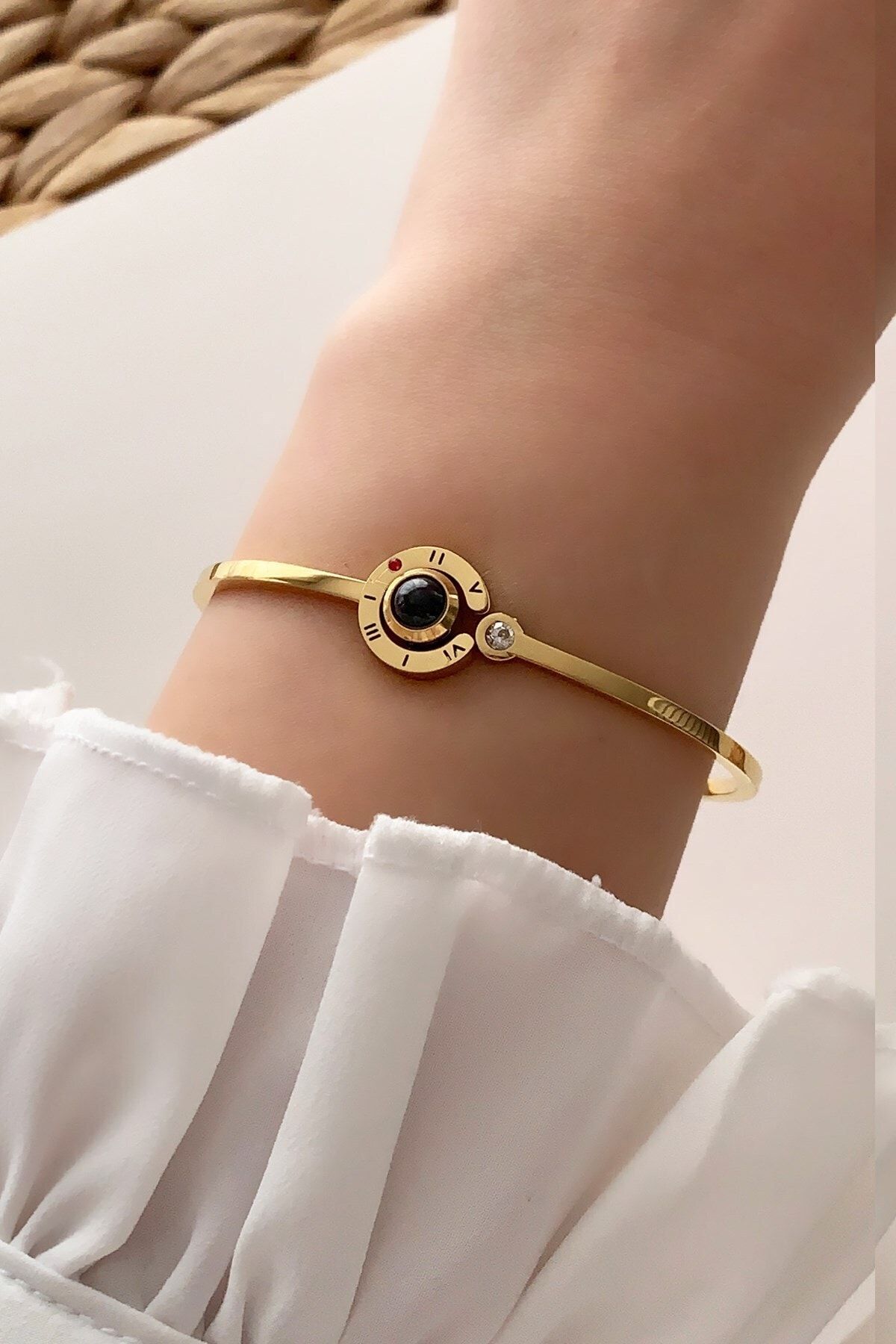 Çlk Accessories Çelik 99 Dilde Seni Seviyorum Kelepçe Çelik Bileklik Trbilek7816 B38503