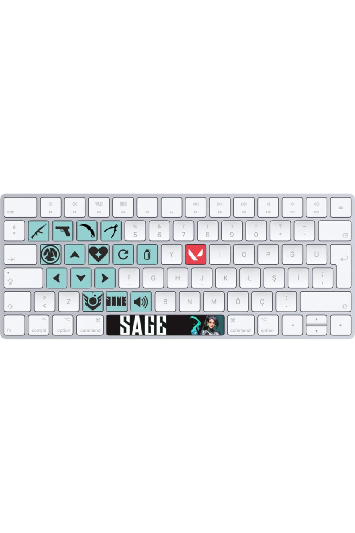 Yıldırım Reklam Sage Klavye Sticker Seti