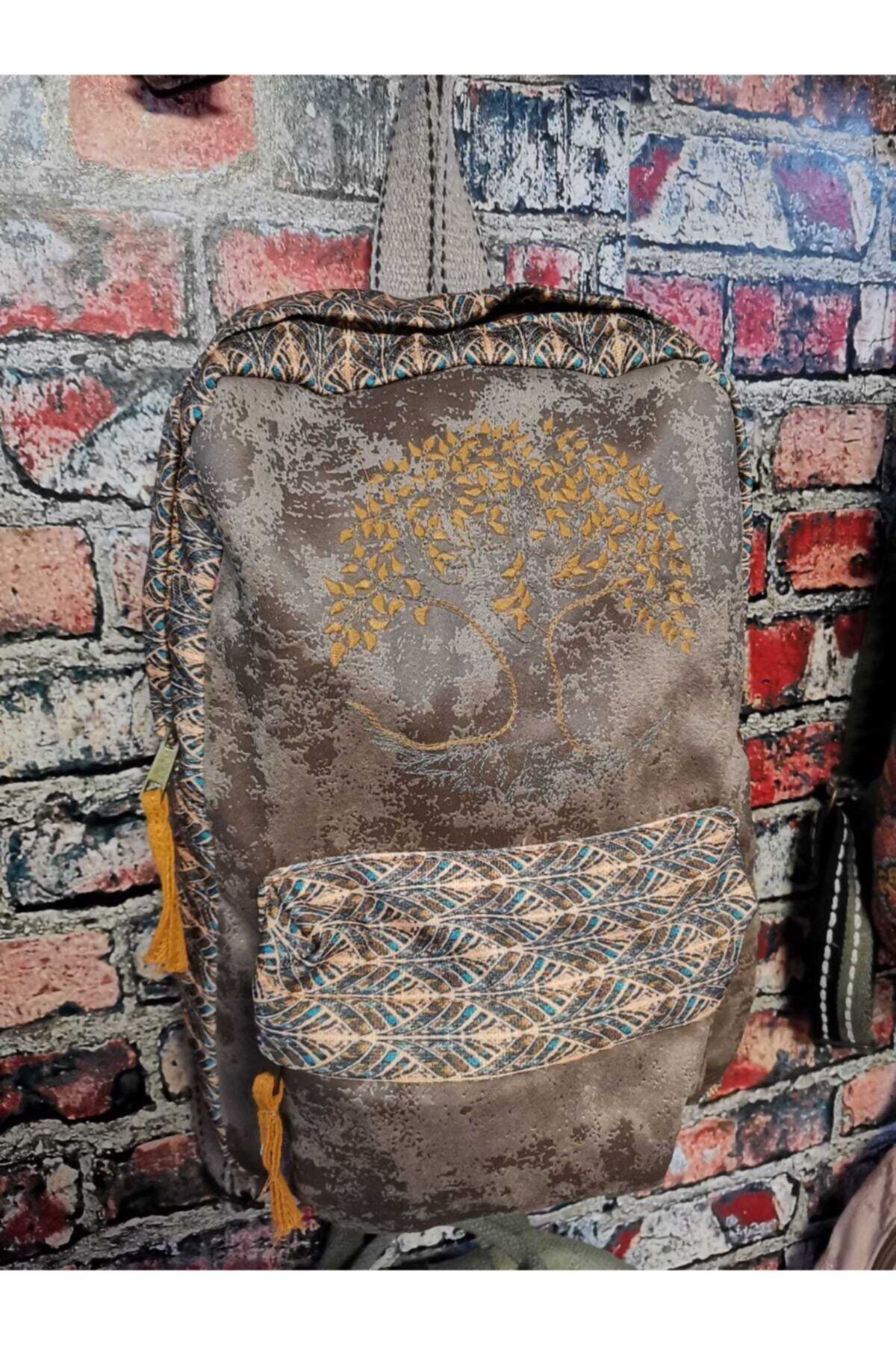 Street Bag Kadın Sırt Hayat Ağacı