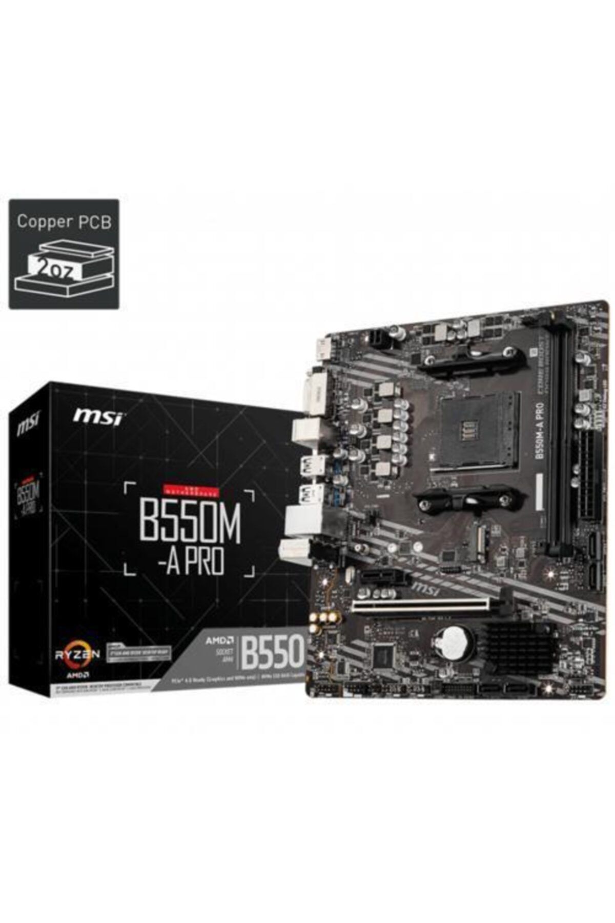 MSI B550m-a Pro Ddr4 S+v+gl Am4 (matx)