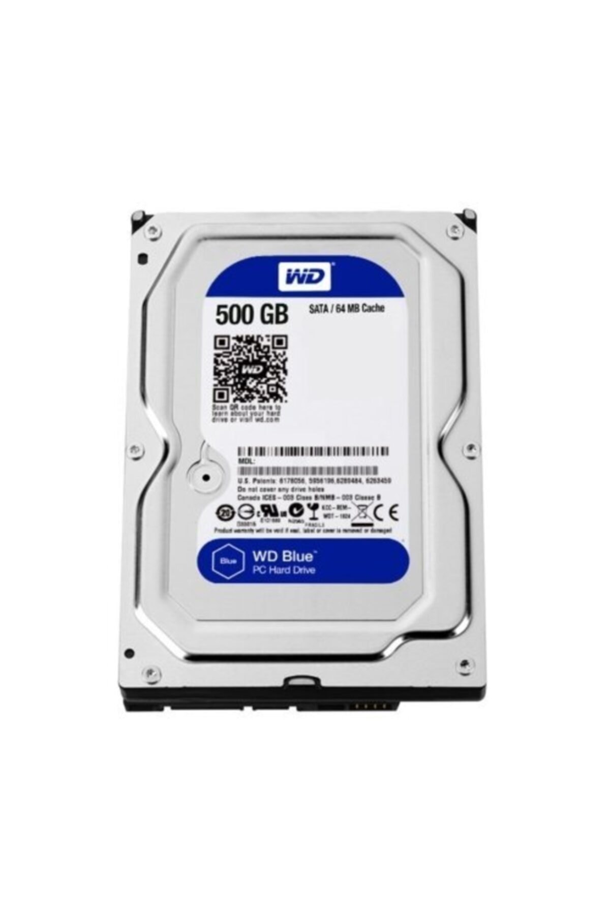 WESTERN DIGITAL Wd 500gb 3,5 Blue 7200rpm 32mb Sata 3 Wd5000azlx