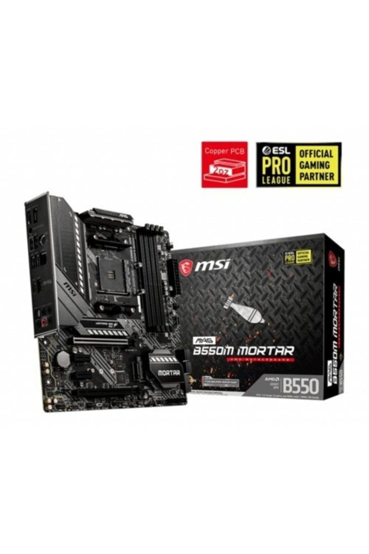 MSI Mag B550m Mortar Ddr4 S+v+gl Am4 (matx)