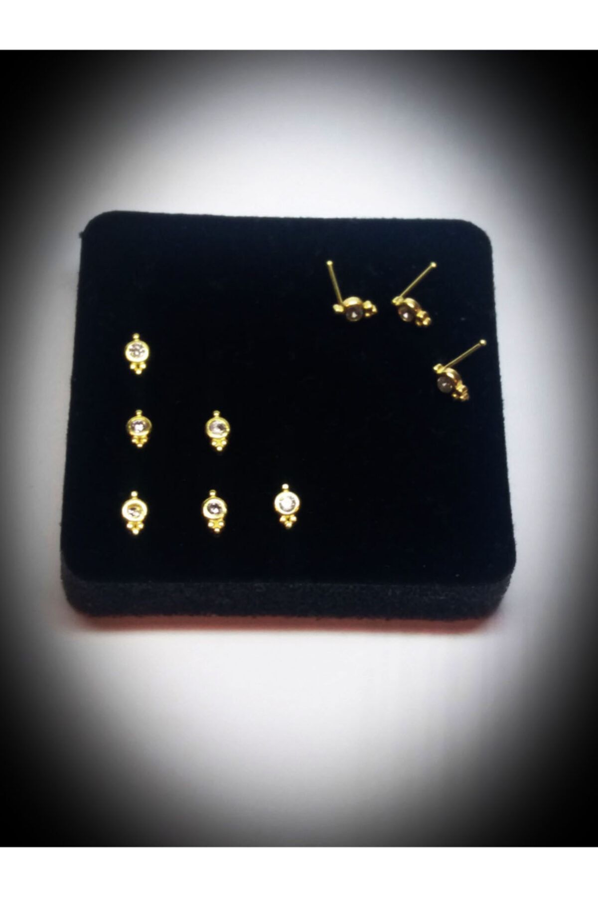Si&Si Accessories 925 Ayar Gold Gümüş Zirkon Tek Taş Hızma