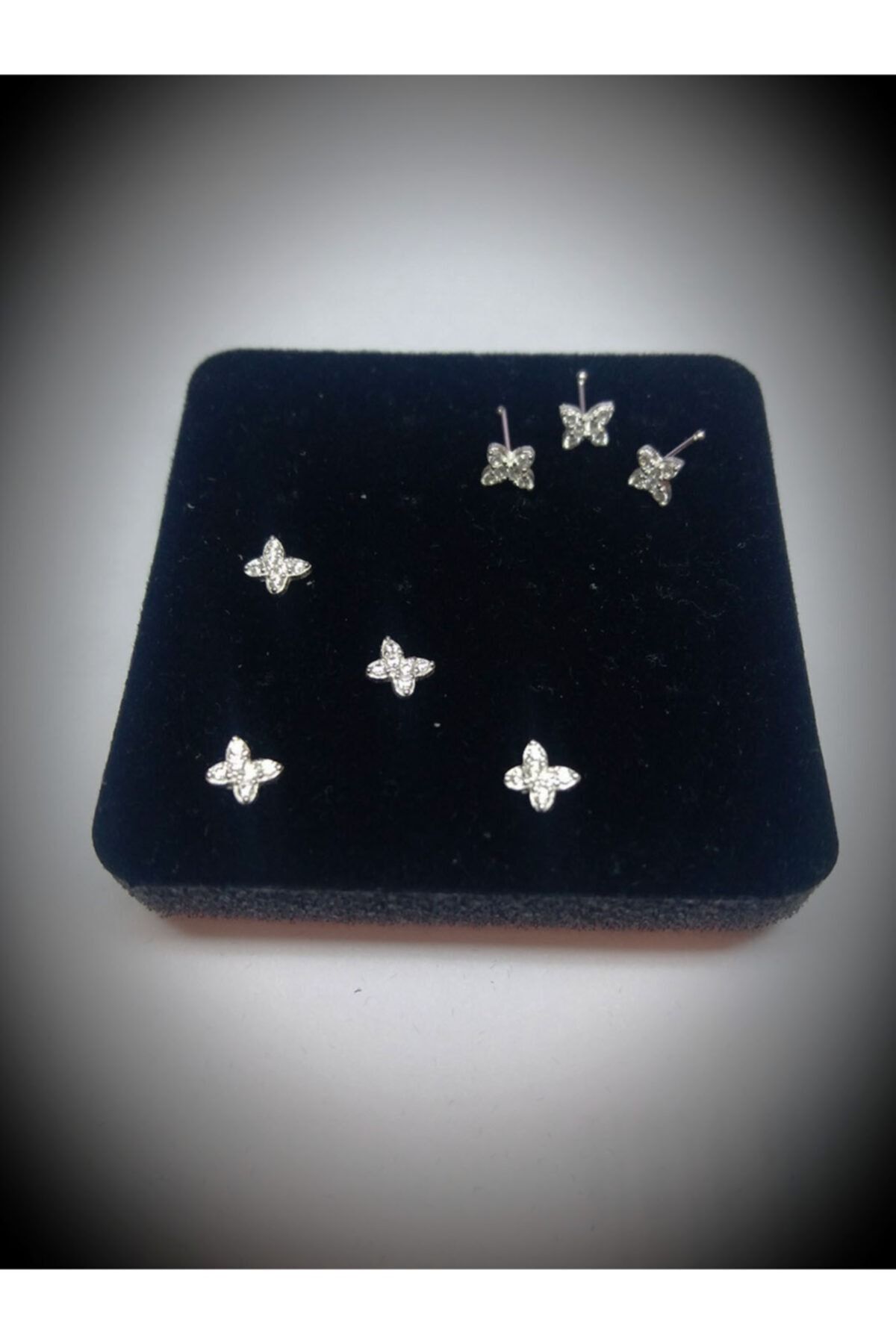 Si&Si Accessories 925 Ayar Gümüş Zirkon Taşlı Kelebek Hızma