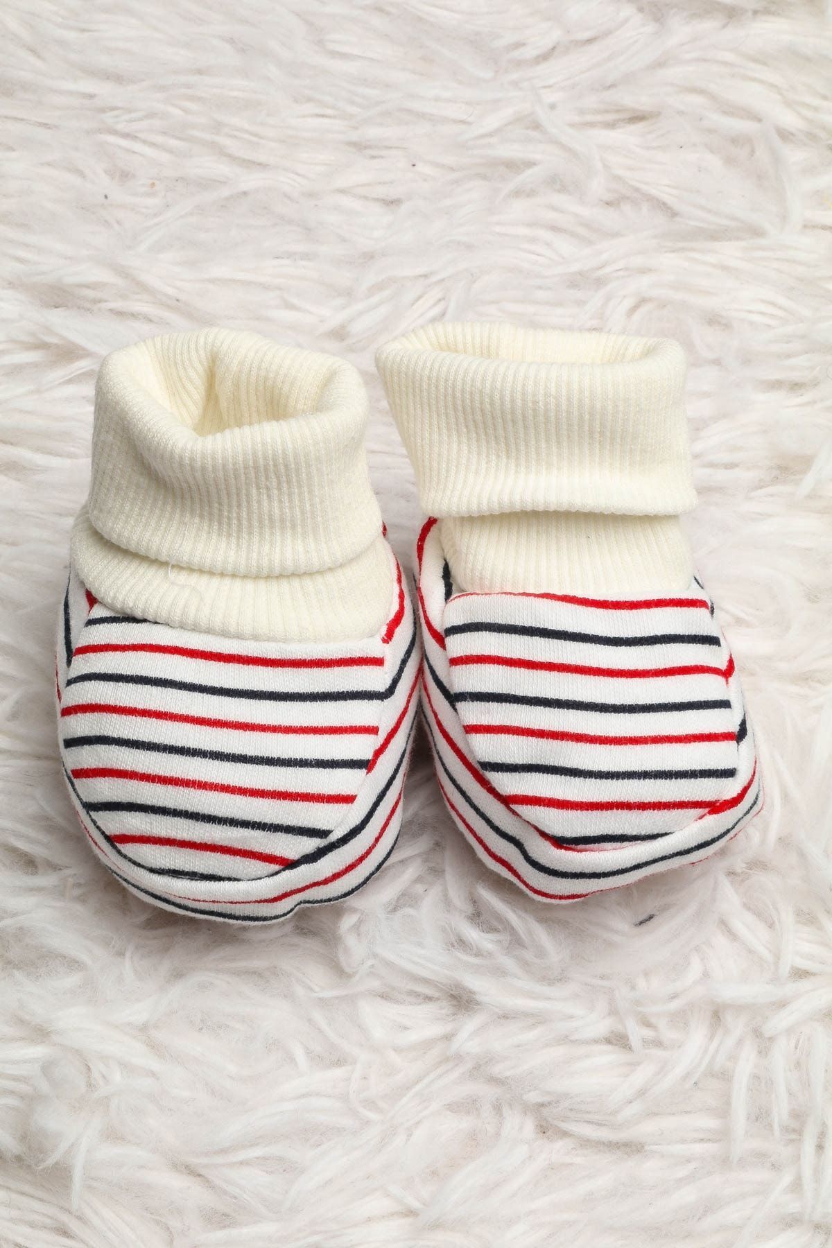 BABYLİYA Yenidoğan Unisex Bebek Kadife Patik