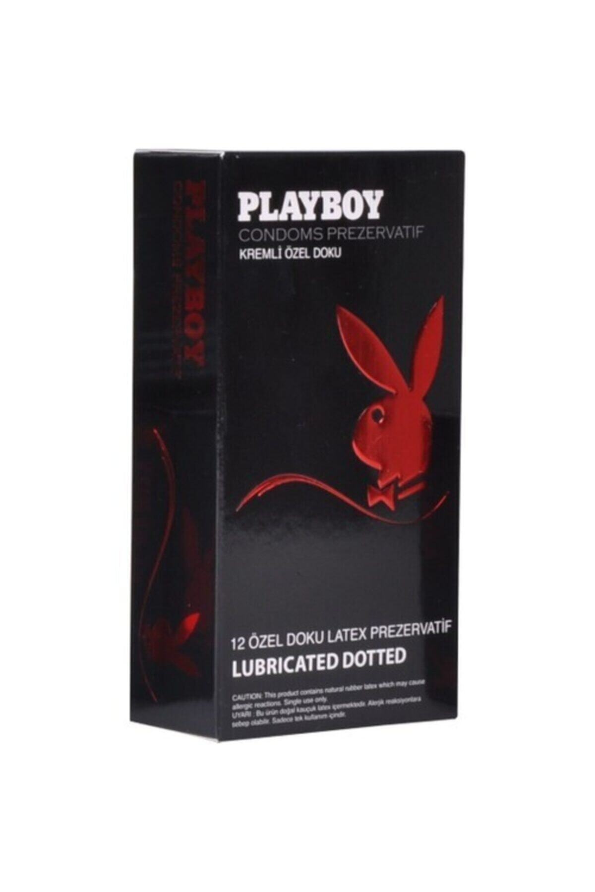 Playboy Dotted Özel Kabartma Yüzeyli Prezervatif 12li