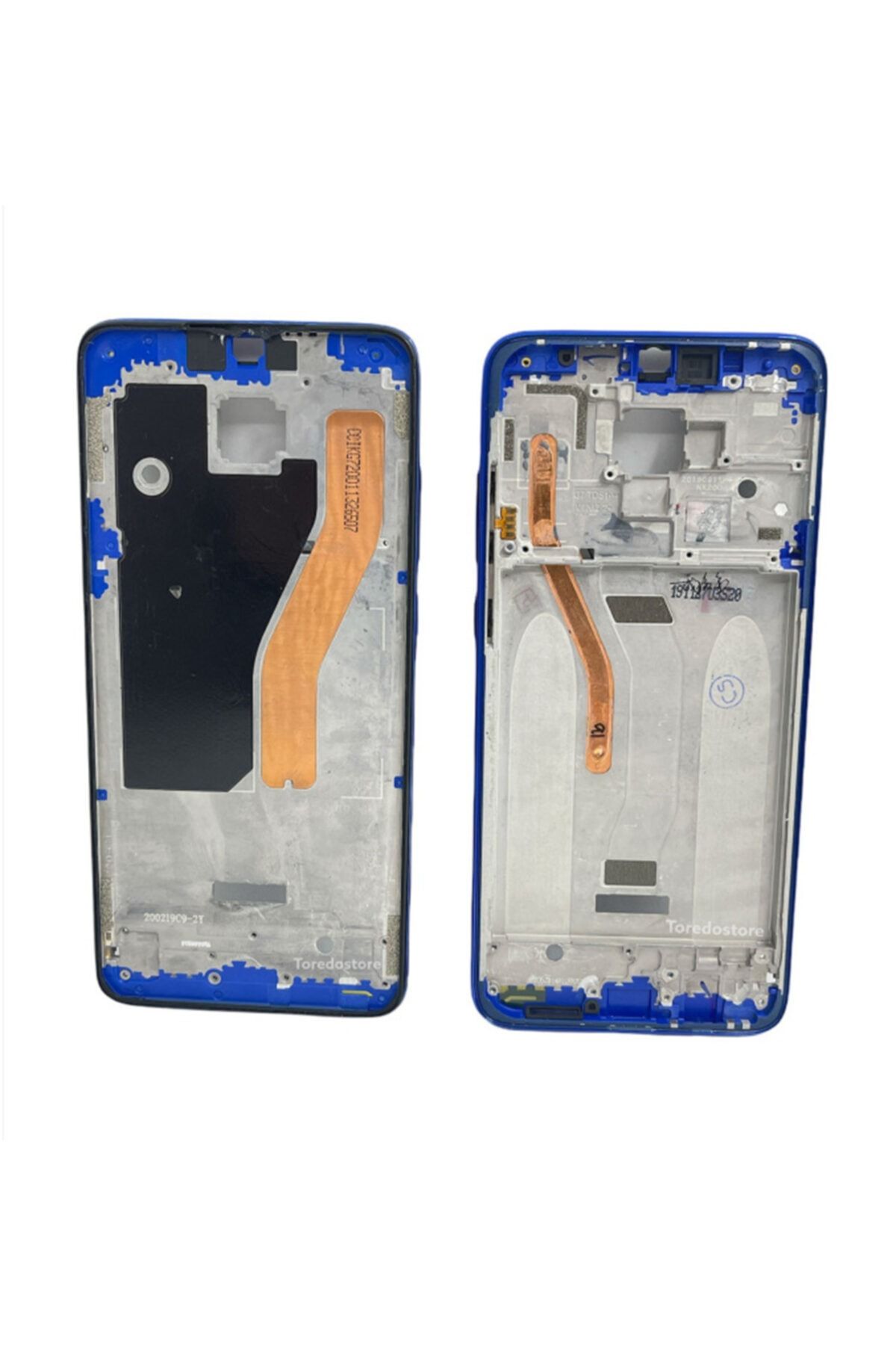 Xiaomi Toredostore Redmi Note 8 Pro Orta Kasa Ekran Çıtası Mavi Tek Hat