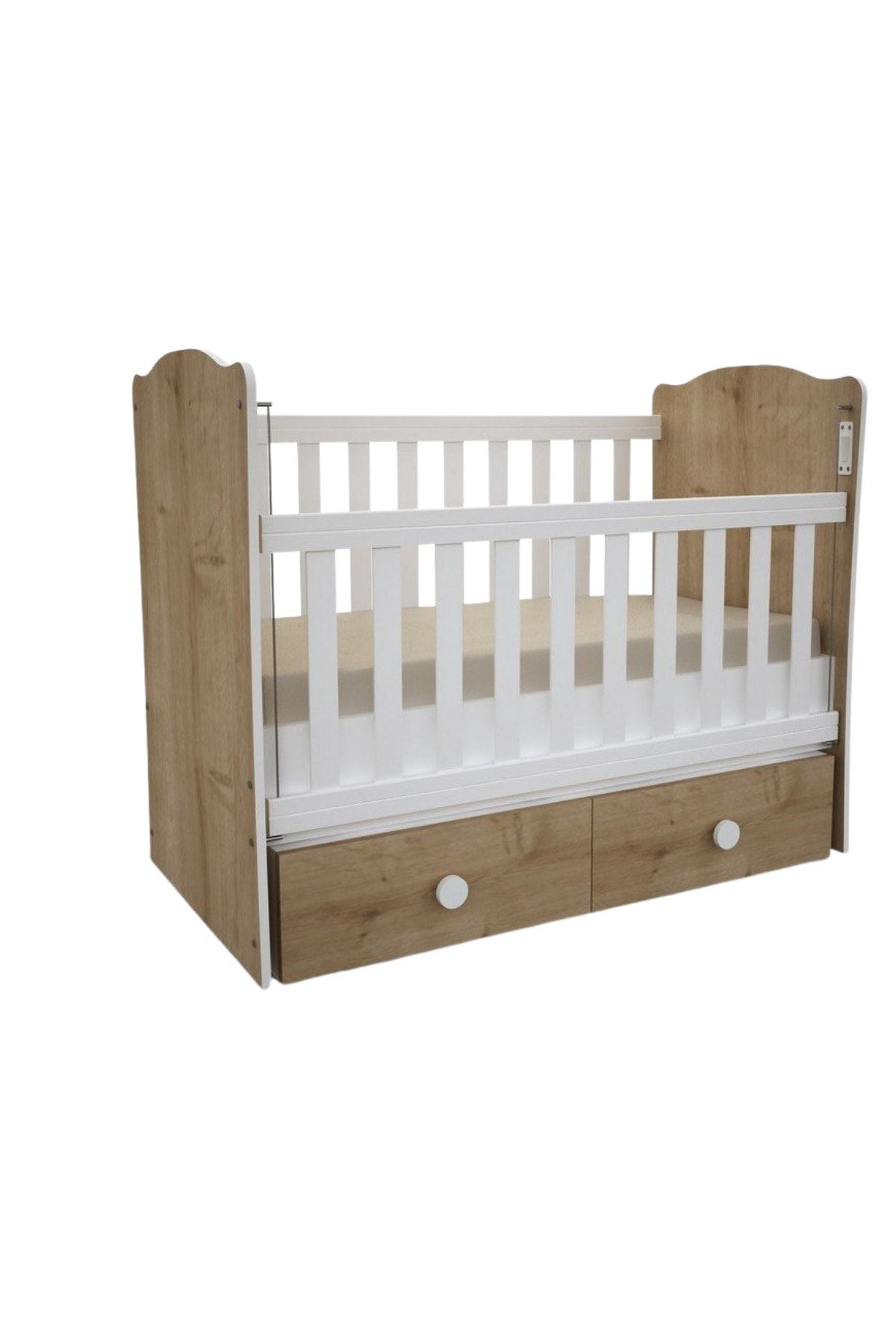 BabyHope Vesta 60x120 2 Çekmeceli Beşik