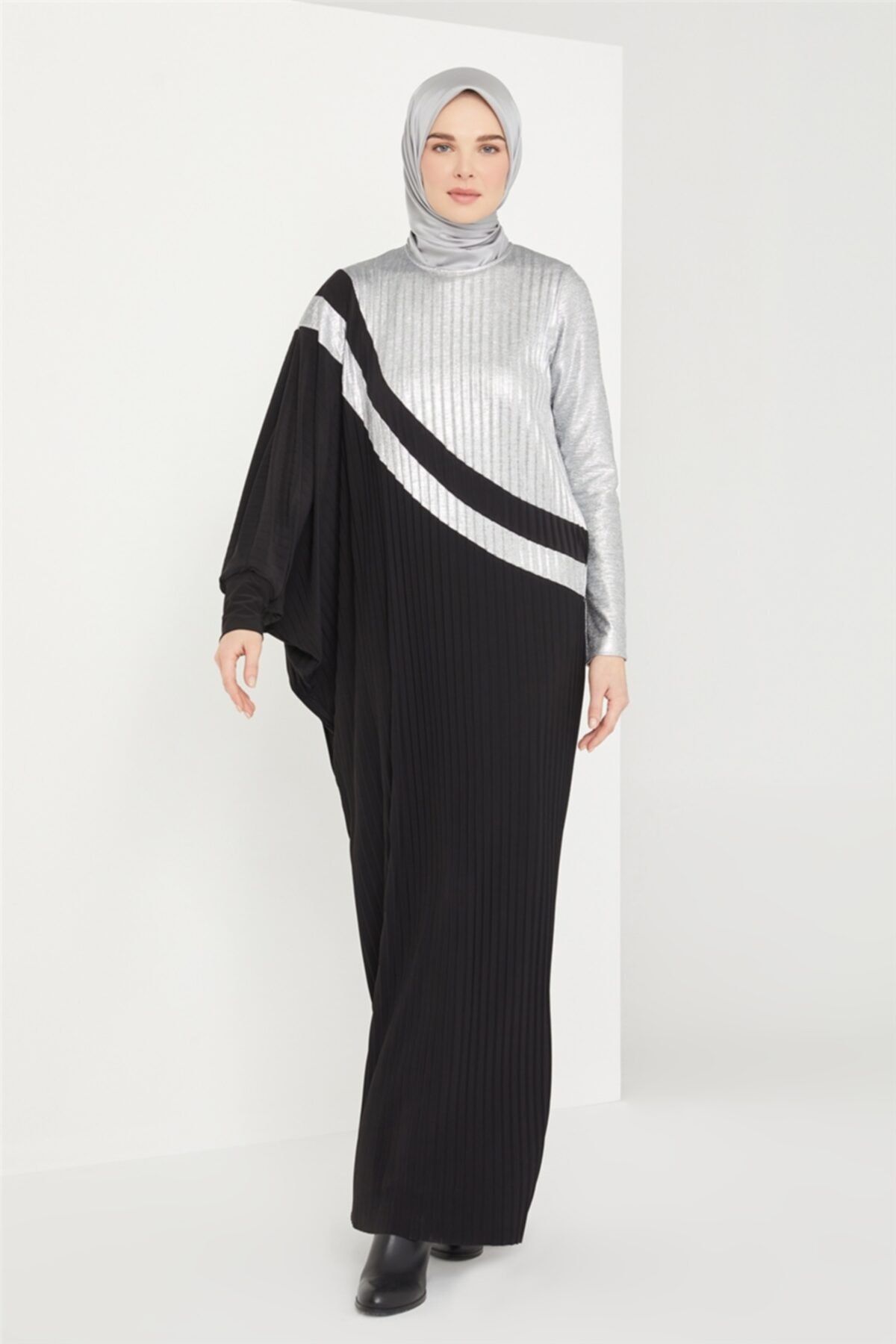 Armine Gümüş Elbise 21kd3368