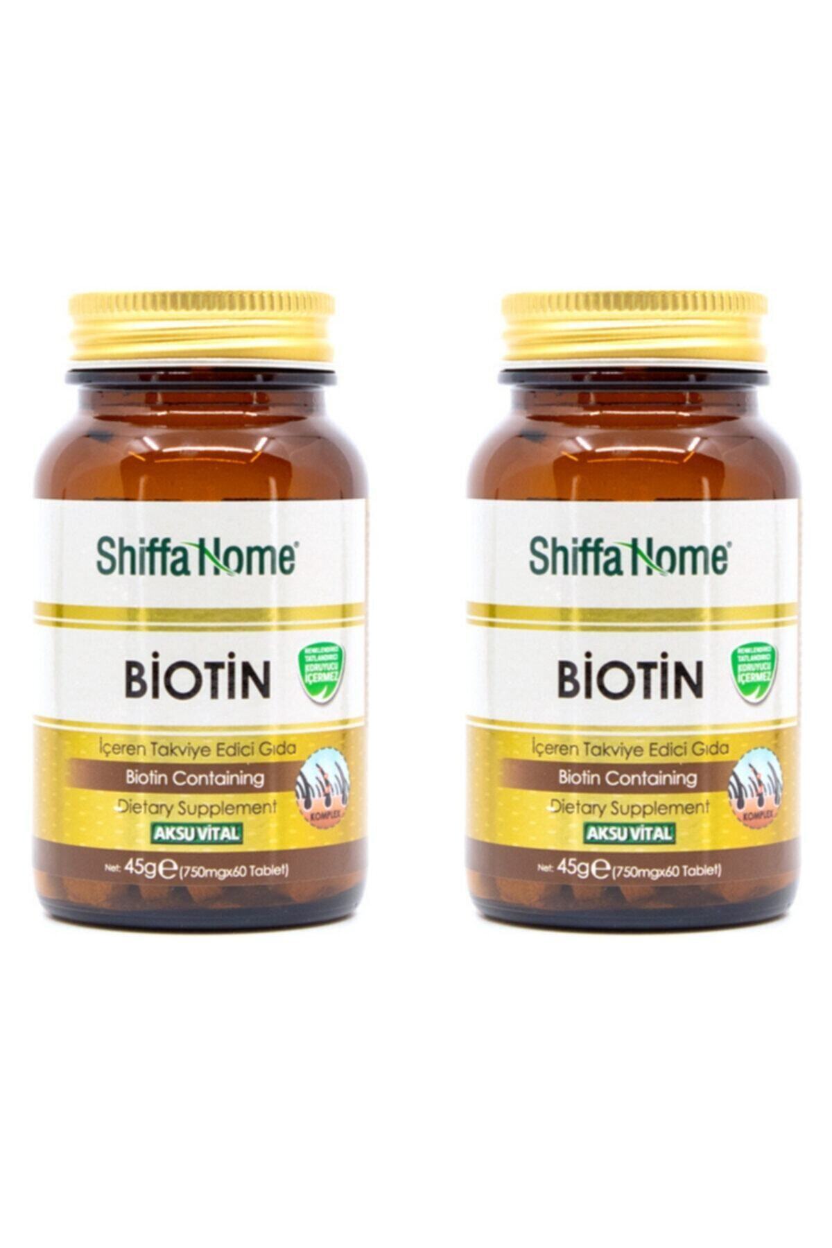 Shiffa Home Biotin 60 Tablet 750 mg X 2 Adet