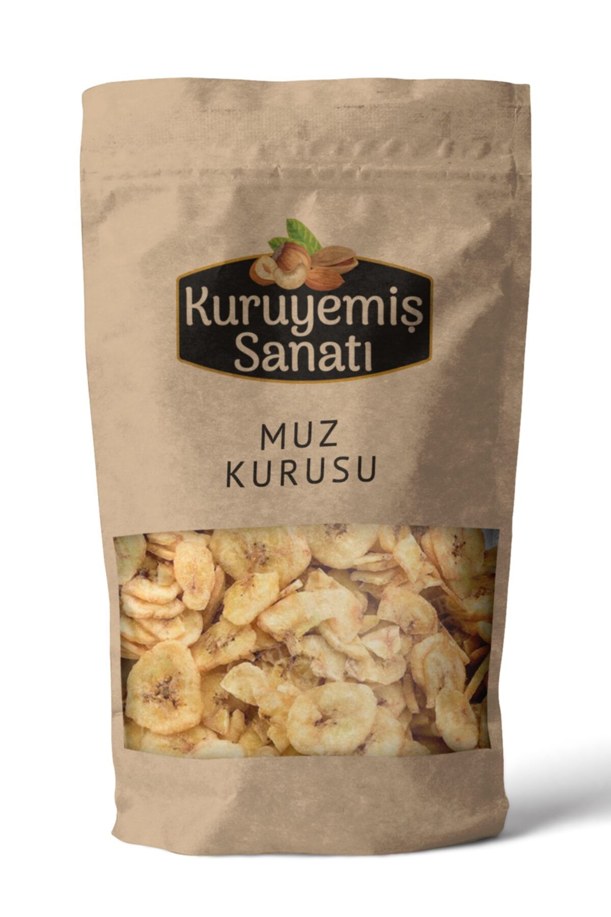 KURUYEMİŞ SANATI Yeni Hasat Doğal Muz Kurusu (muz Cips) 250 Gr
