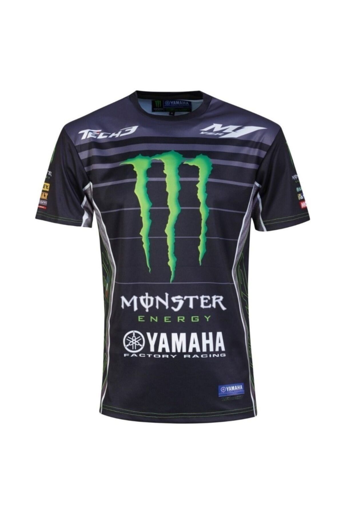 OEM Yamaha Motosiklet Erkek T-shirt Füme L Beden