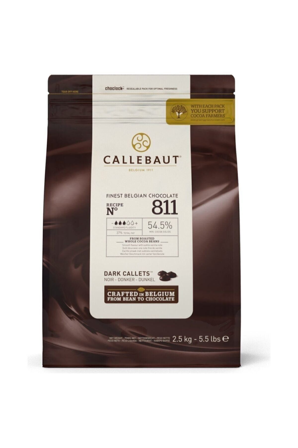 Callebaut Bitter Damla Çikolata 811 2.5 kg