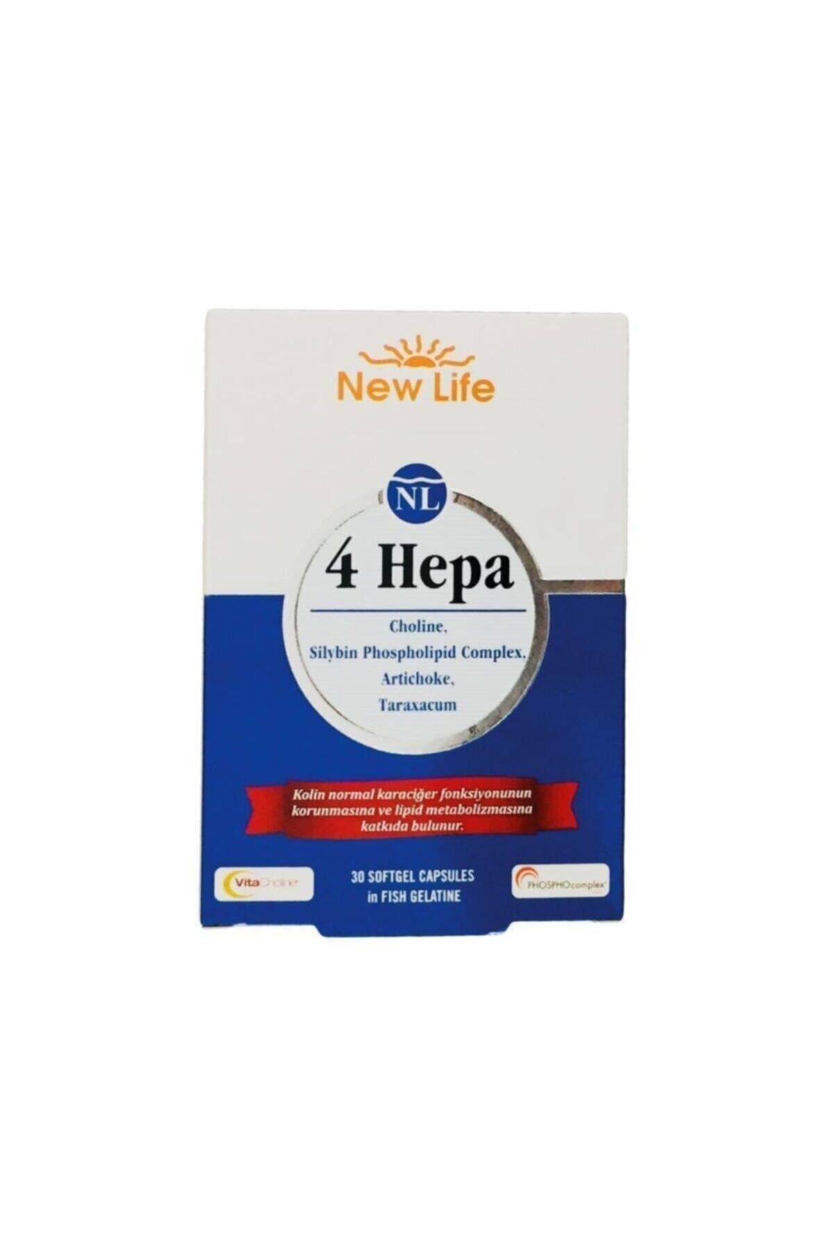 New Life 4 Hepa  Multivitaminler (devedikeni,enginar,kolin ve Karahindiba Içeren Takviye Edici Gıda)