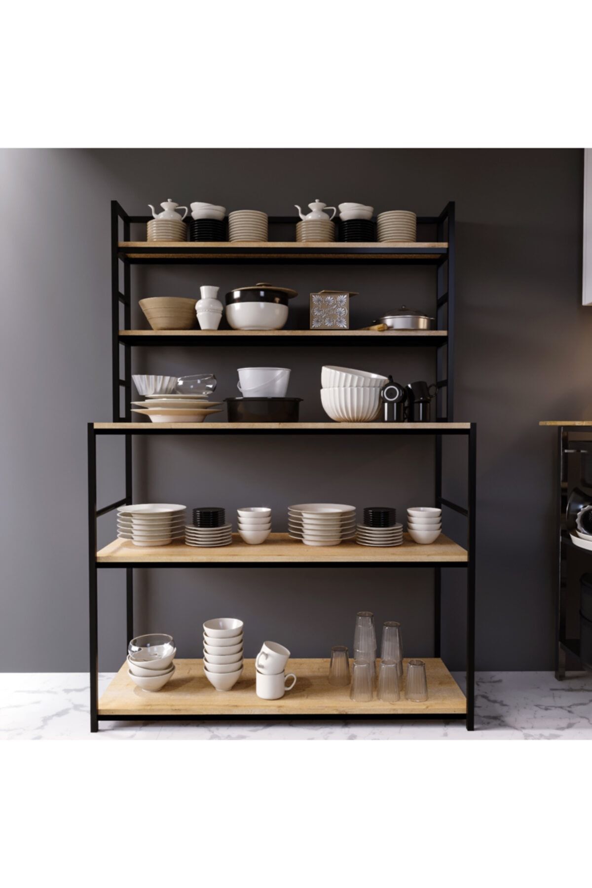 Fupe Shop Aksu Mutfak Düzenleyici Meşe 120 X 180 X 50