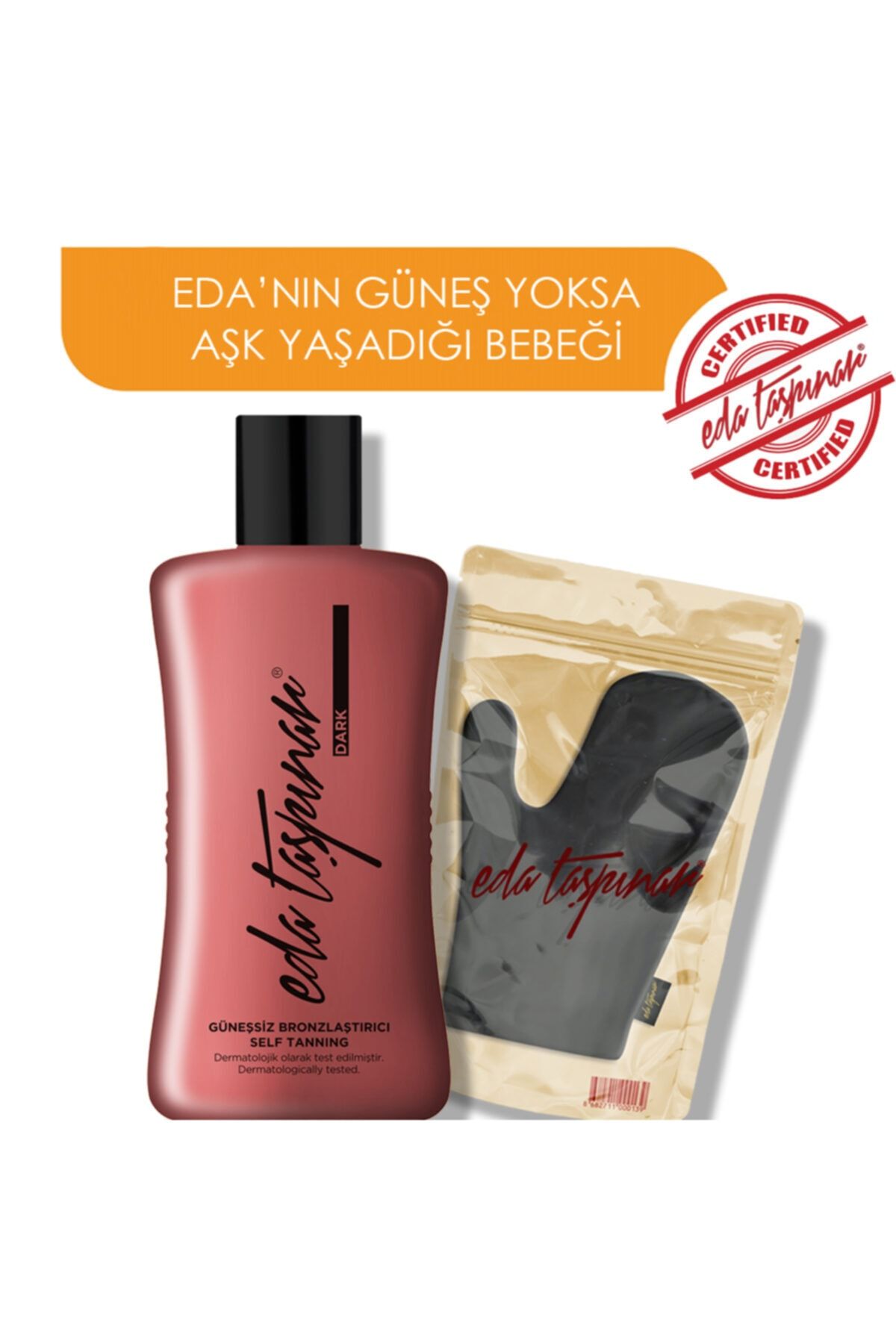 Eda Taşpınar Dark Güneşsiz Bronzlaştırıcı Self Tanning - Scuba Eldiven