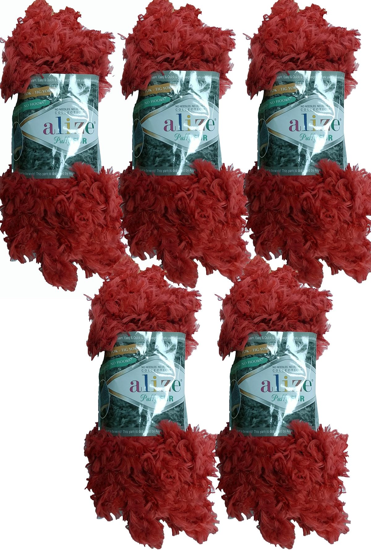 Alize Puffy Fur 6118 Tarçın 5 Adet Kendinden Ilmekli Örmeye Değer