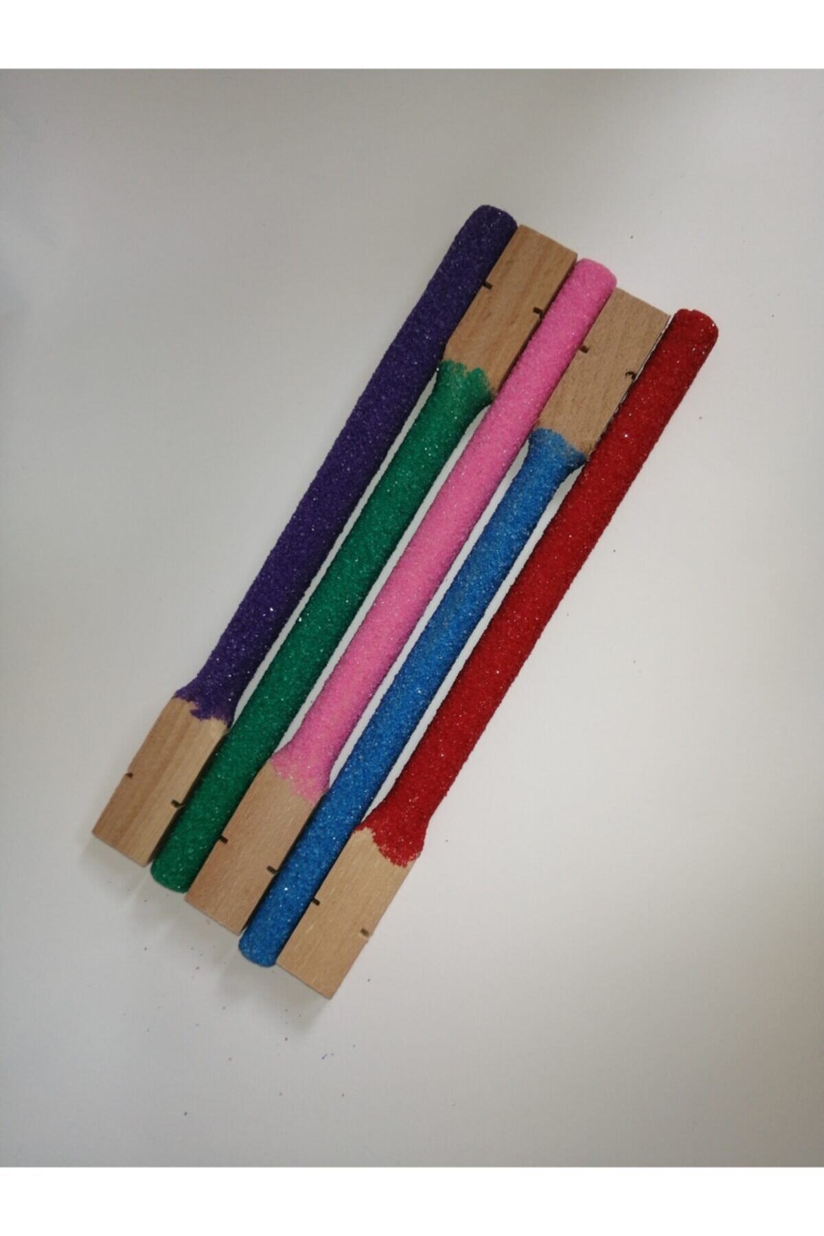 dalpark Renkli Kumlu Tünek 2'li 20 Cm /14mm