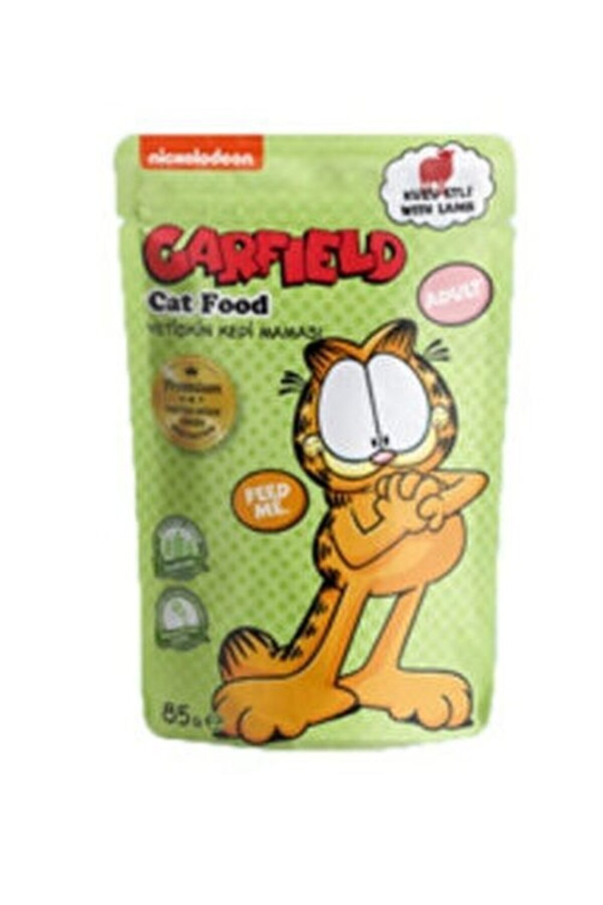 Hachiko Pet Hachiko Garfıeld Kedi Maması Kedi Ödülü Kuzu Etli 85 Gr